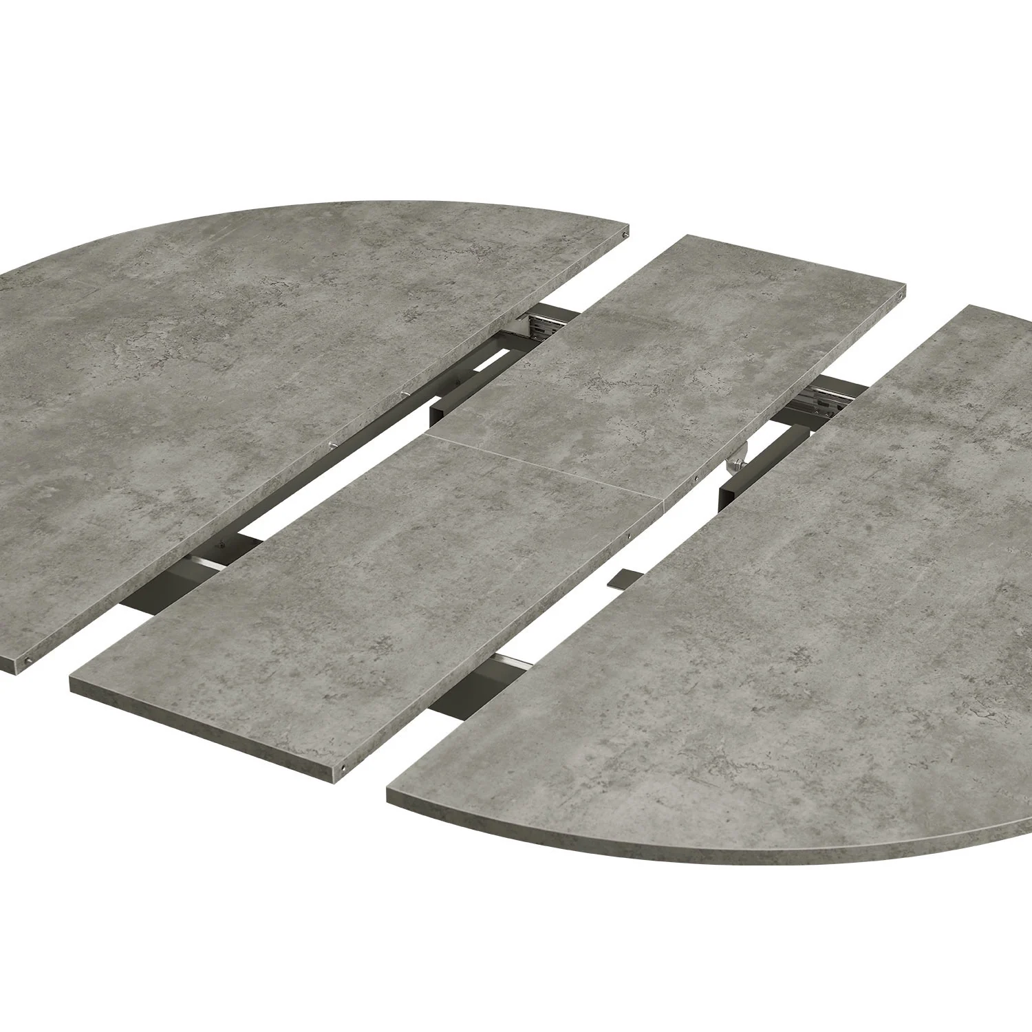 Ausziehtisch TILL- Runder Esstisch 120cm Durchmesser auf 150cm erweiterbar 4-6 Personen - Image 3