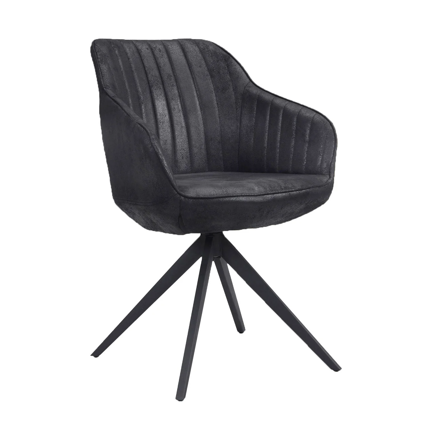 B-Ware Drehstuhl ARVIT, Schwarz | mit 360°-Drehfunktion |