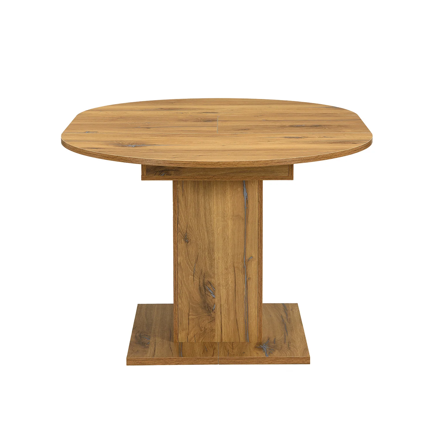 B-Ware Esstisch WIM, rund, 100-140x100cm Alteiche - Image 3