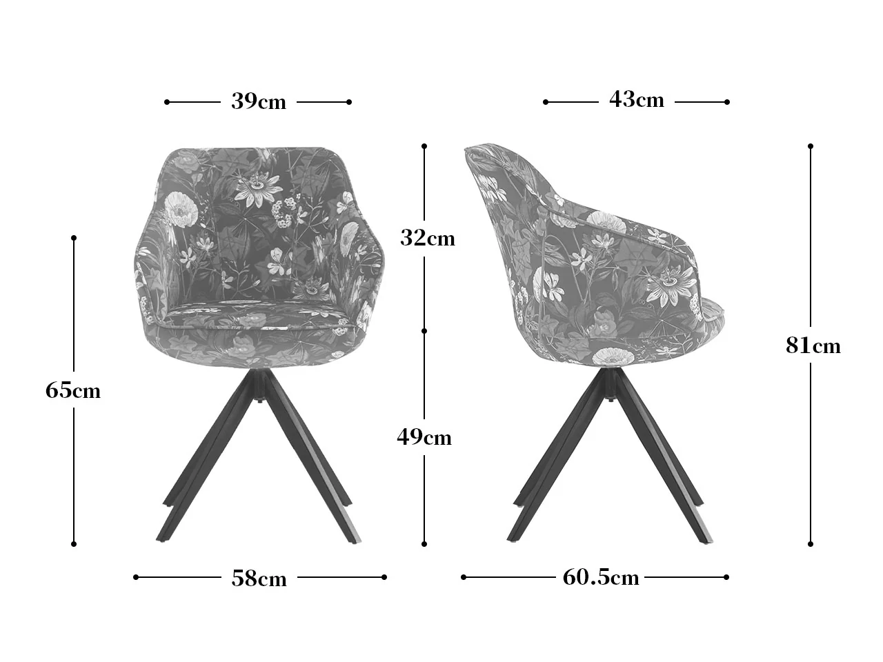 B-Ware Esszimmerstuhl PANDORA, Petrol - Image 9
