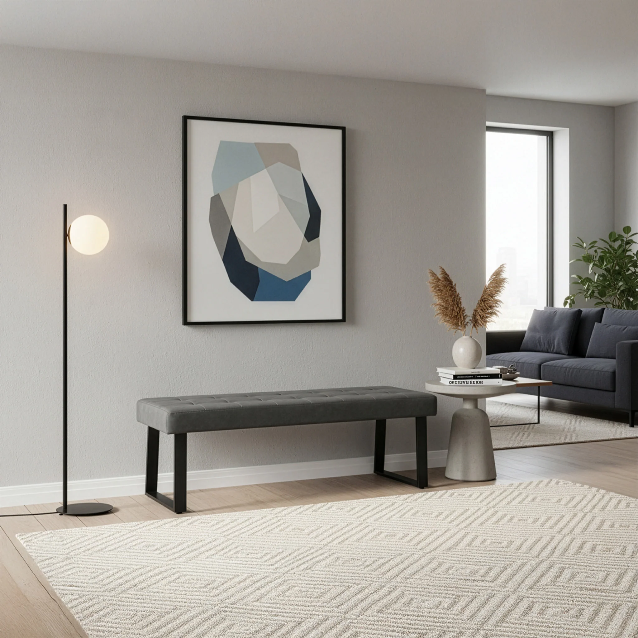 B-Ware Sitzbank DOLCE, Grau, 140cm - Image 2
