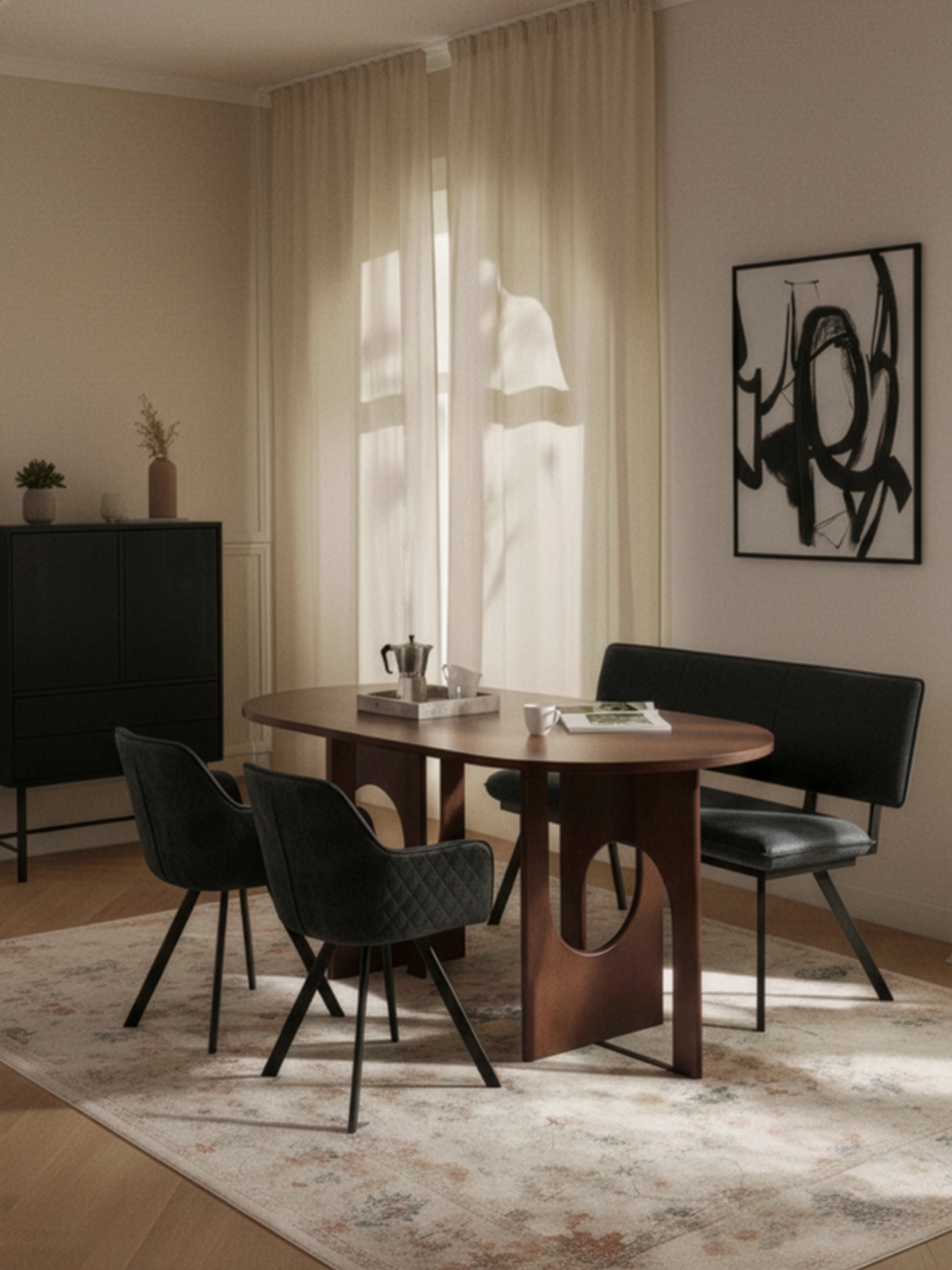 B-Ware Sitzbank JUNA, Anthrazit, 140cm - Image 2
