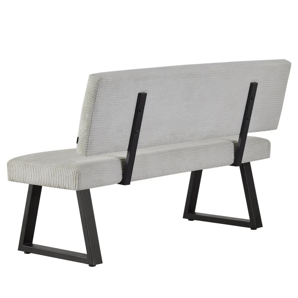 B-Ware Sitzbank SIGFRID, Hellgrau, 140cm - Image 4