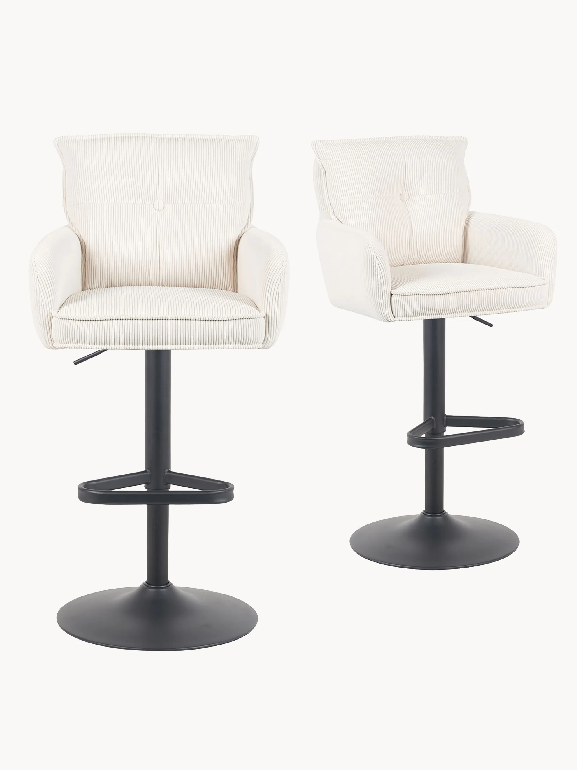 Barhocker Kira 2er-Set - Cord oder Samt - Image 7