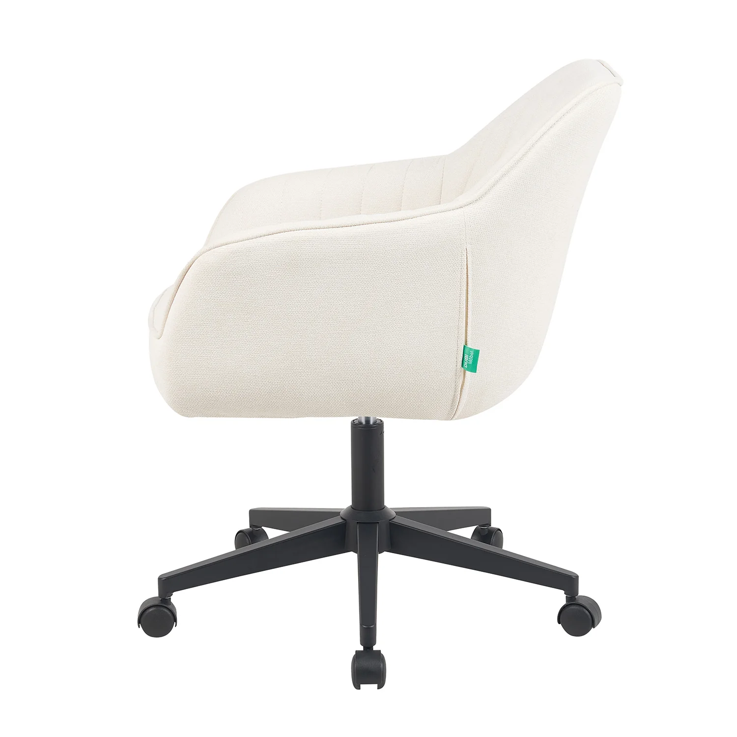 Bürostuhl Mika-Elio 2er-Set – Höhenverstellbar, 360° Drehbar, Matt-Schwarz - Image 12