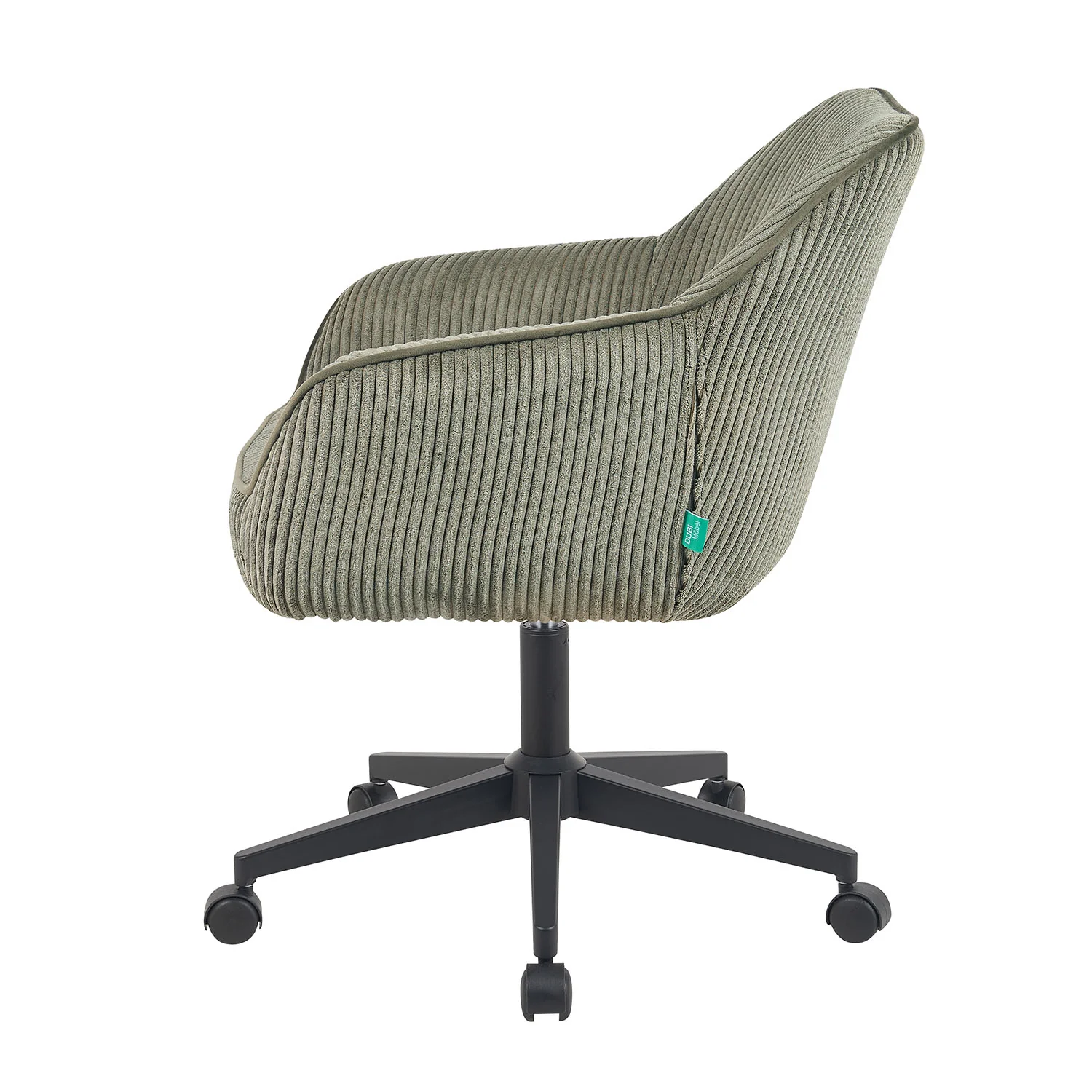 Bürostuhl Mika-Elio 2er-Set – Höhenverstellbar, 360° Drehbar, Matt-Schwarz - Image 20