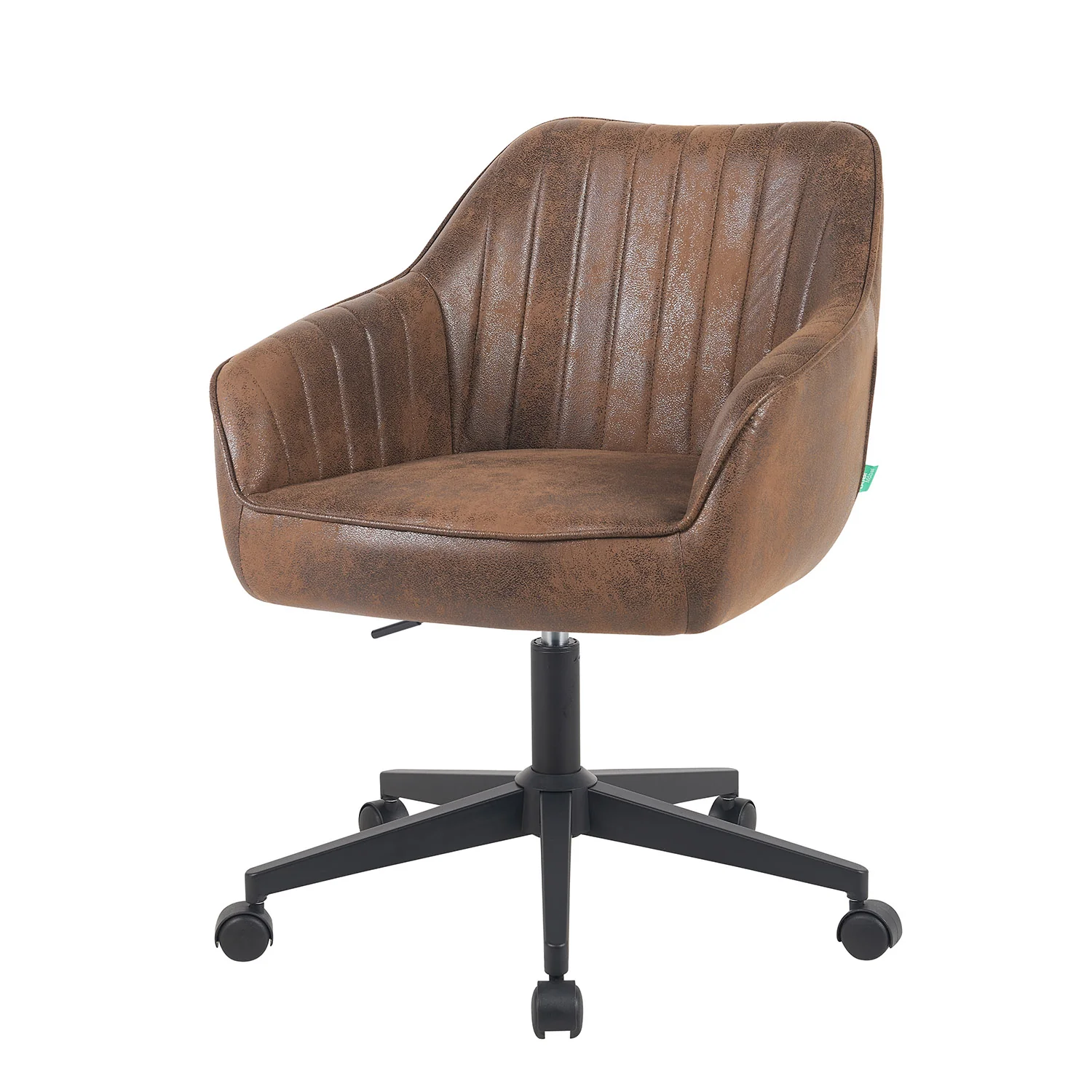 Bürostuhl Mika-Elio 2er-Set – Höhenverstellbar, 360° Drehbar, Matt-Schwarz - Image 3