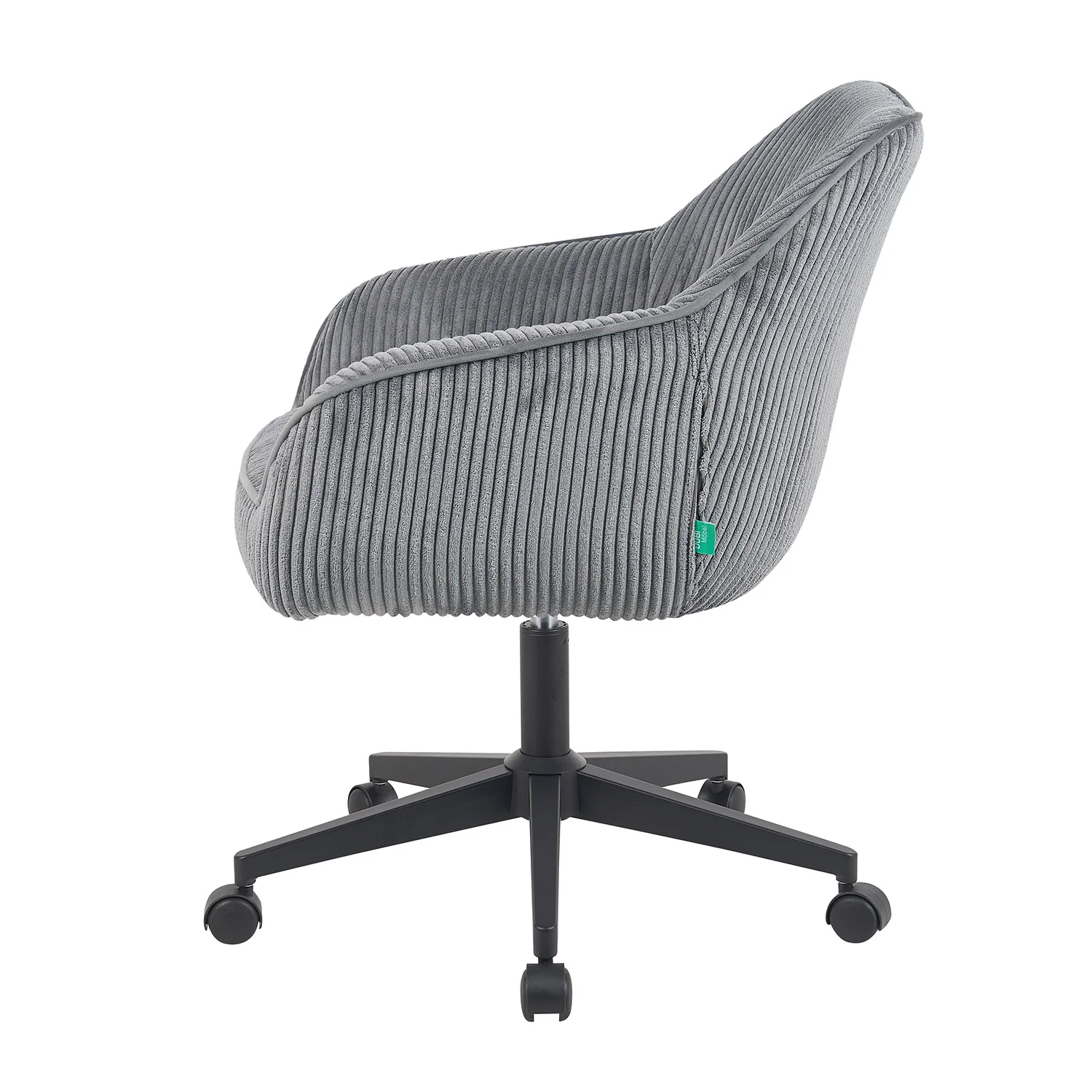 Bürostuhl Mika-Elio 2er-Set – Höhenverstellbar, 360° Drehbar, Matt-Schwarz - Image 36