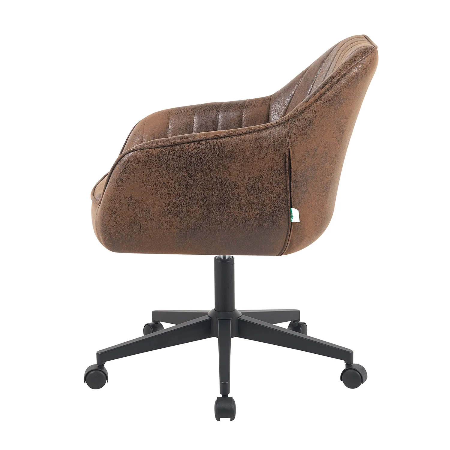 Bürostuhl Mika-Elio 2er-Set – Höhenverstellbar, 360° Drehbar, Matt-Schwarz - Image 4