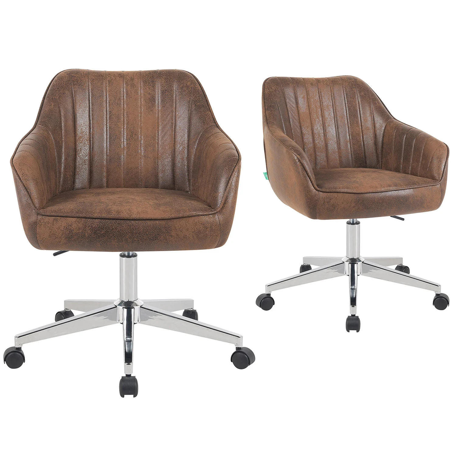 Bürostuhl Mika-Elio 2er-Set – Höhenverstellbar, 360° Drehbar, Matt-Schwarz - Image 49