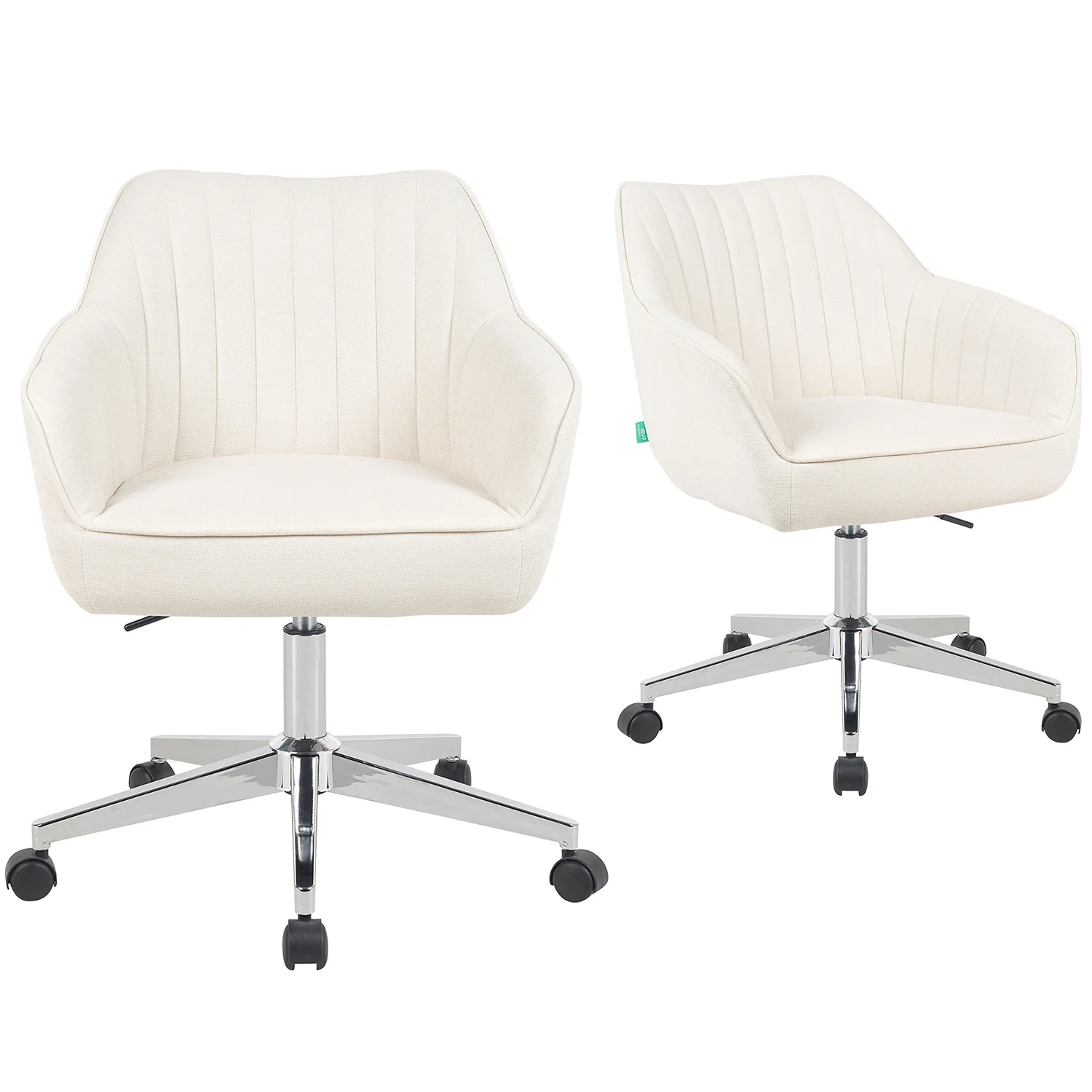 Bürostuhl Mika-Elio 2er-Set – Höhenverstellbar, 360° Drehbar, Matt-Schwarz - Image 50