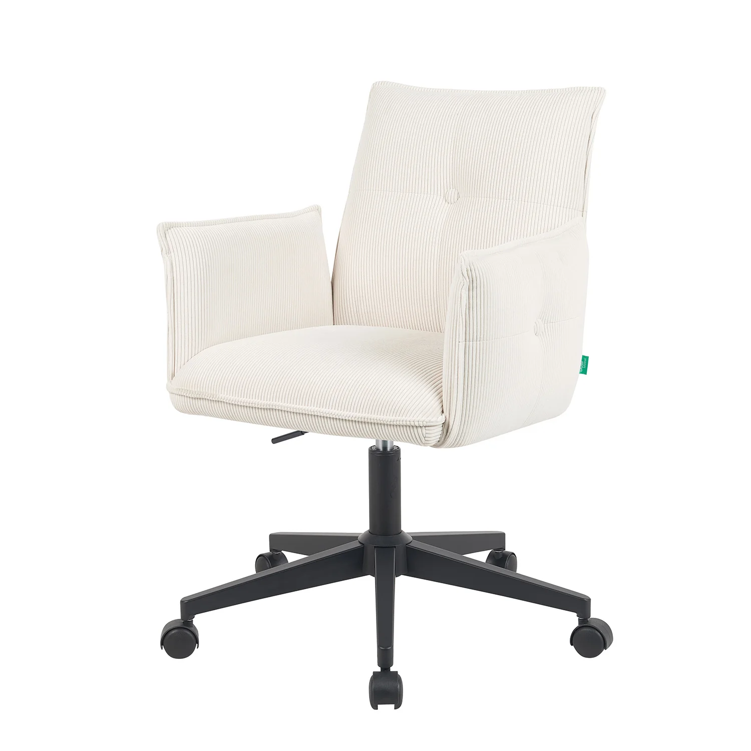 Bürostuhl Mika-Malu 2er-Set – Höhenverstellbar, 360° Drehbar, Matt-Schwarz - Image 4