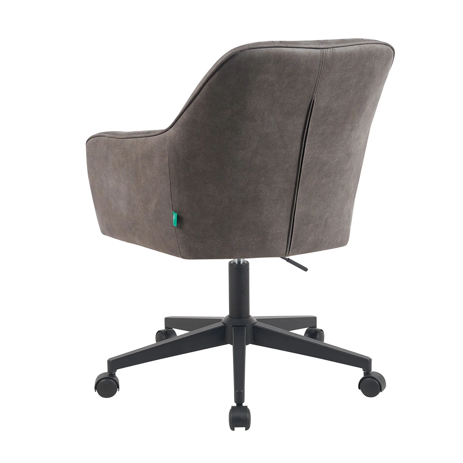 Bürostuhl Mika-Nika 2er-Set - mit Rollen,360° drehbar, höhenverstellbar, pulverbeschichtet Matt-Schwarz - Image 12