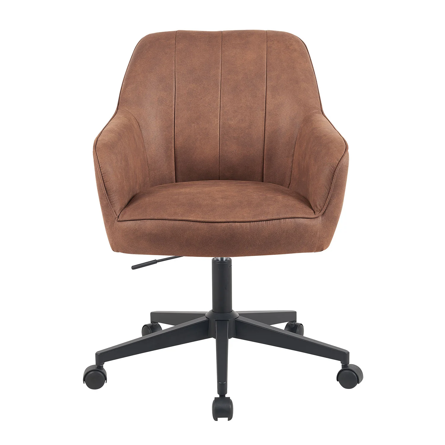 Bürostuhl Mika-Nika 2er-Set - mit Rollen,360° drehbar, höhenverstellbar, pulverbeschichtet Matt-Schwarz - Image 17