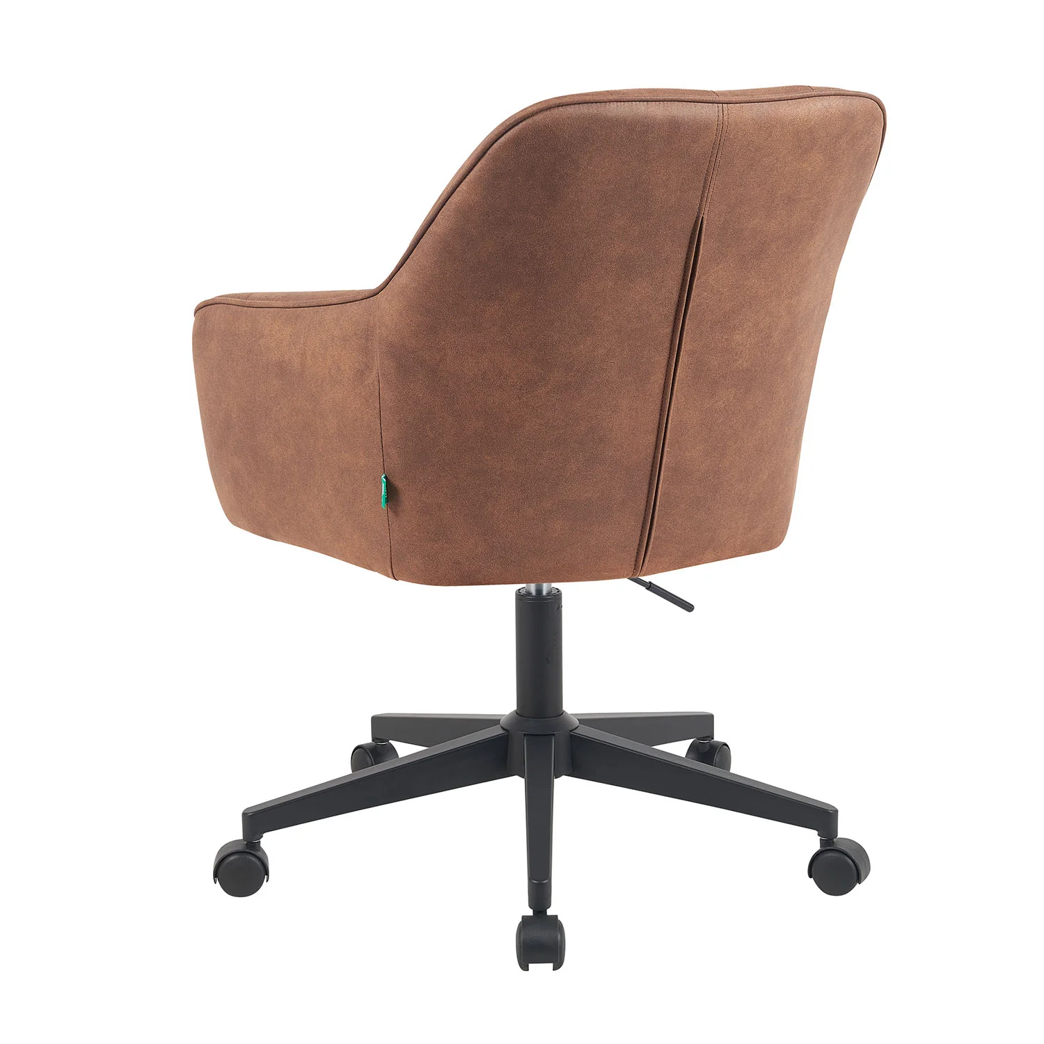 Bürostuhl Mika-Nika 2er-Set - mit Rollen,360° drehbar, höhenverstellbar, pulverbeschichtet Matt-Schwarz - Image 19