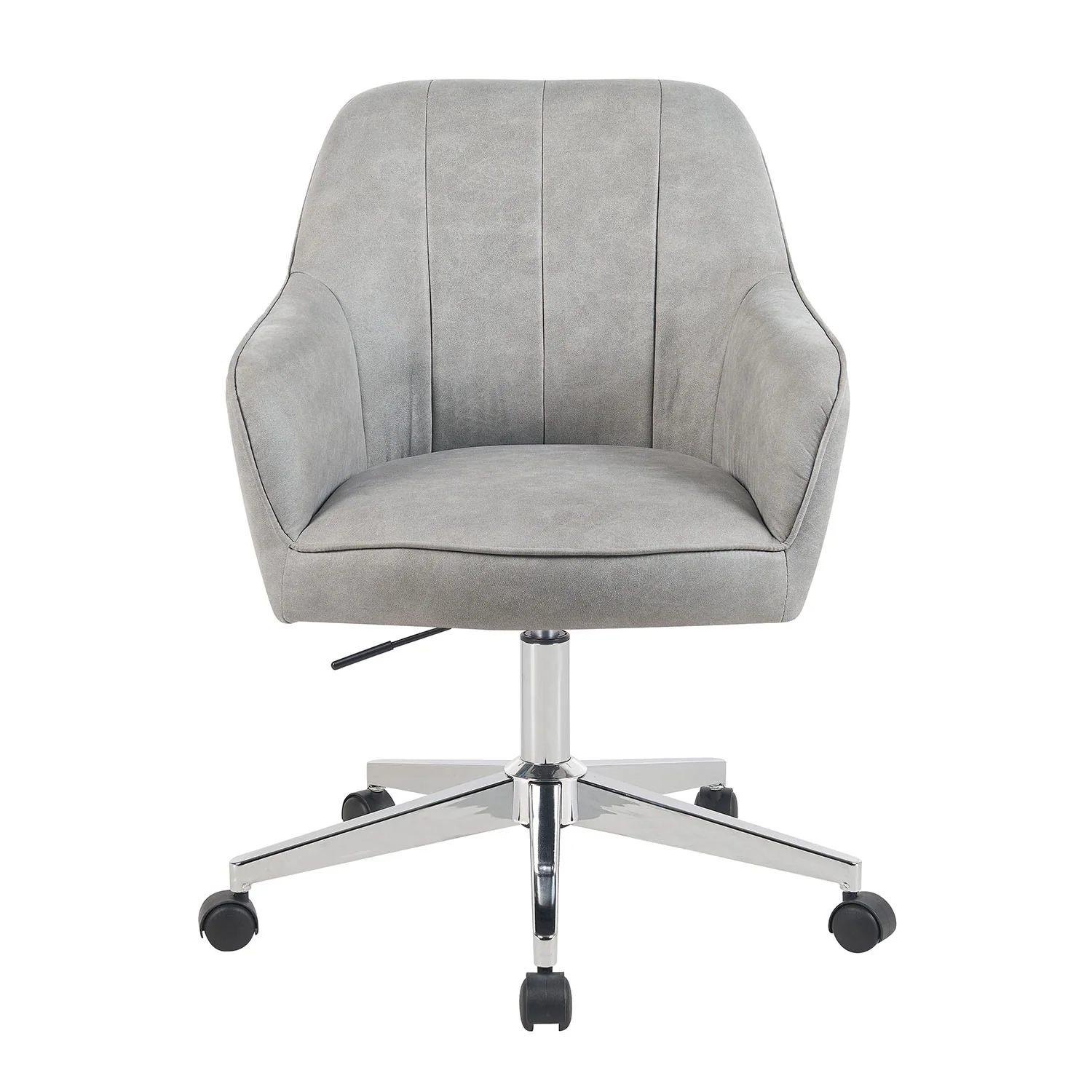 Bürostuhl Mika-Nika 2er-Set - mit Rollen,360° drehbar, höhenverstellbar, pulverbeschichtet Matt-Schwarz - Image 24
