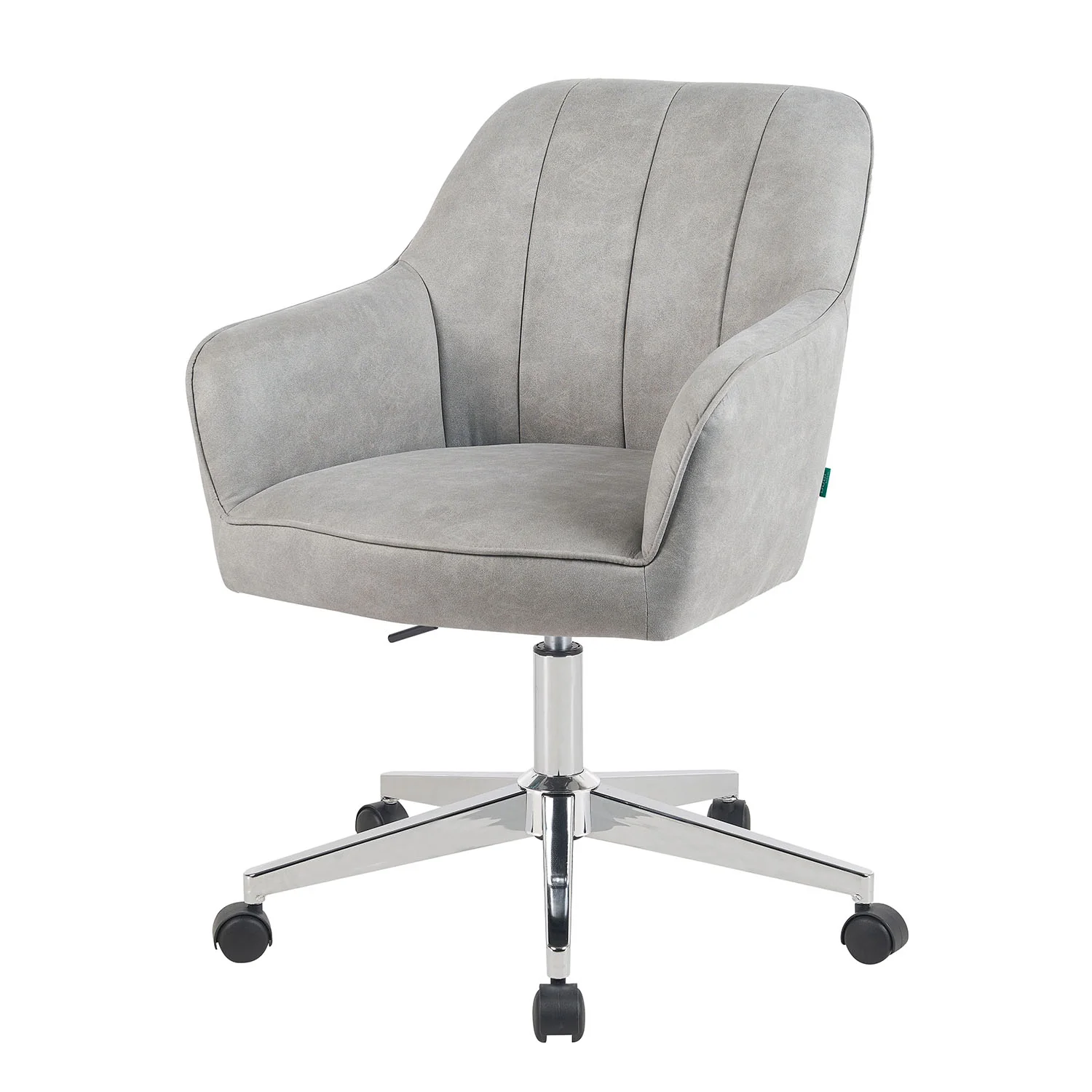 Bürostuhl Mika-Nika 2er-Set - mit Rollen,360° drehbar, höhenverstellbar, pulverbeschichtet Matt-Schwarz - Image 25