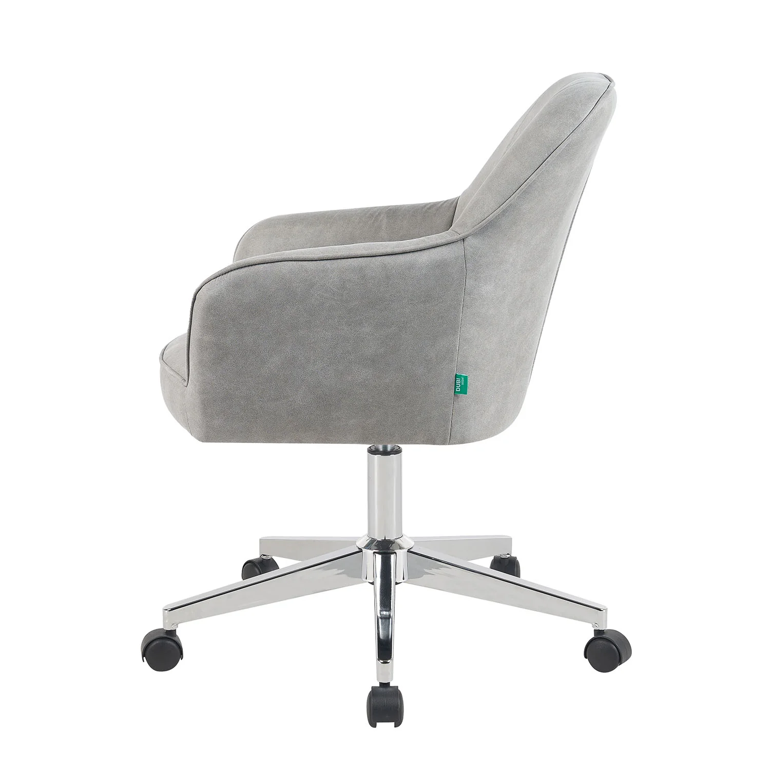 Bürostuhl Mika-Nika 2er-Set - mit Rollen,360° drehbar, höhenverstellbar, pulverbeschichtet Matt-Schwarz - Image 26