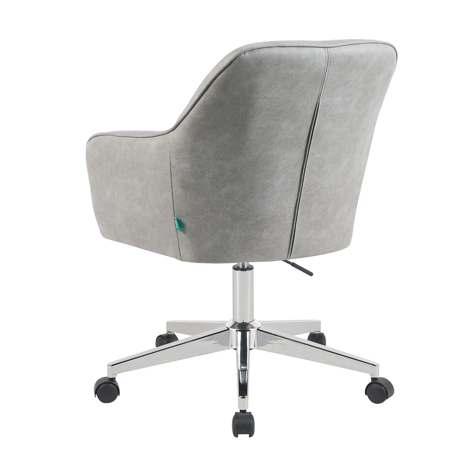 Bürostuhl Mika-Nika 2er-Set - mit Rollen,360° drehbar, höhenverstellbar, pulverbeschichtet Matt-Schwarz - Image 27