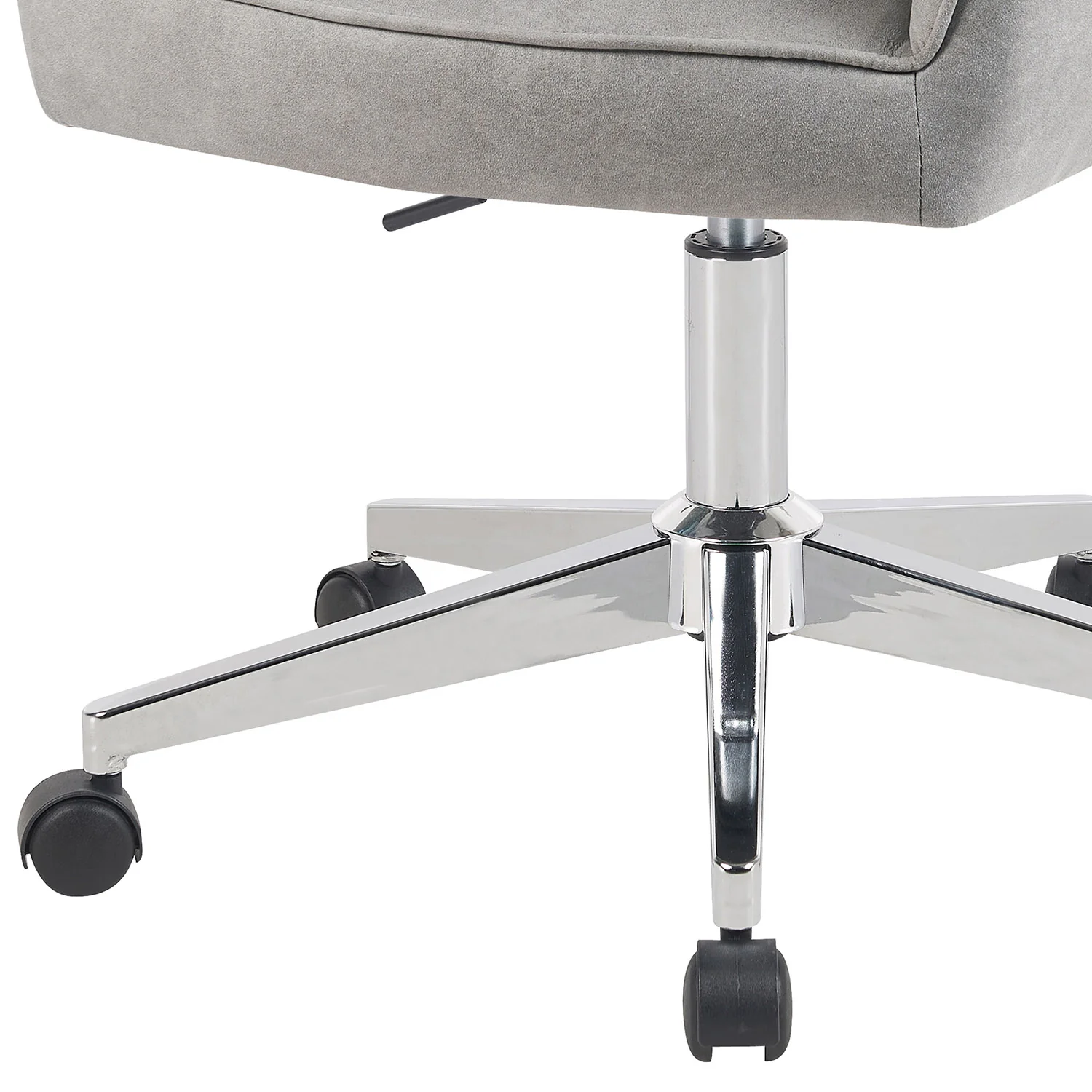 Bürostuhl Mika-Nika 2er-Set - mit Rollen,360° drehbar, höhenverstellbar, pulverbeschichtet Matt-Schwarz - Image 29