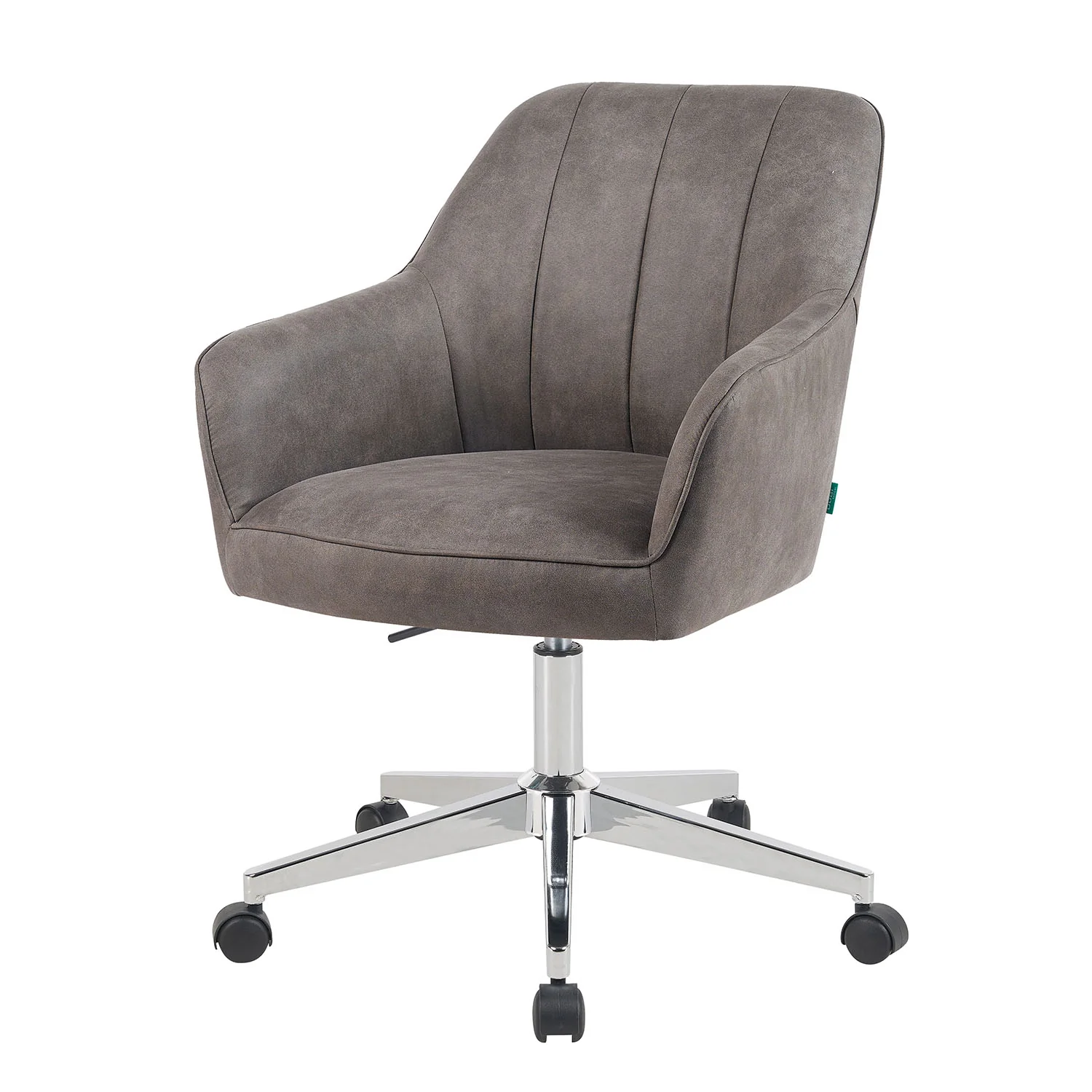 Bürostuhl Mika-Nika 2er-Set - mit Rollen,360° drehbar, höhenverstellbar, pulverbeschichtet Matt-Schwarz - Image 33