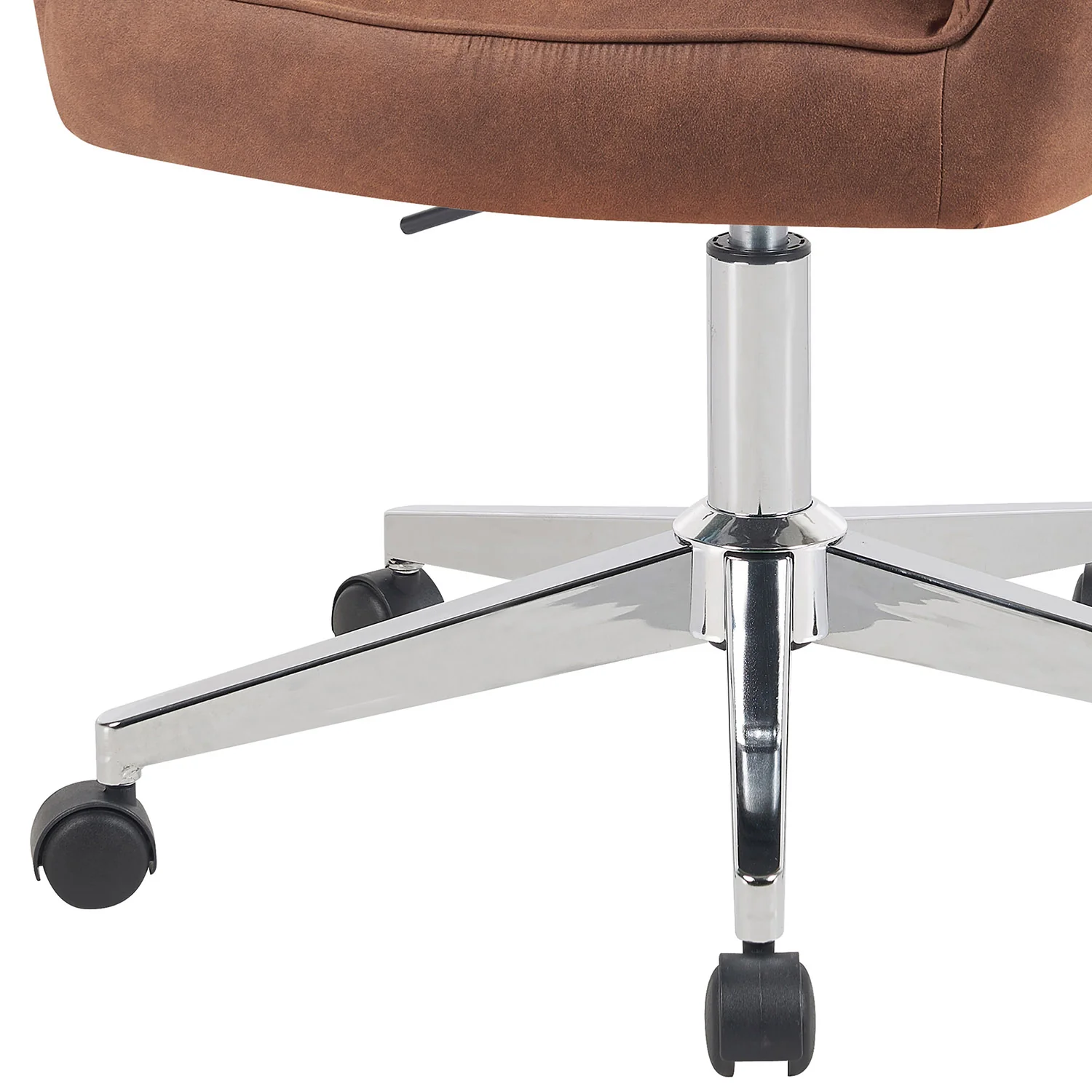 Bürostuhl Mika-Nika 2er-Set - mit Rollen,360° drehbar, höhenverstellbar, pulverbeschichtet Matt-Schwarz - Image 45