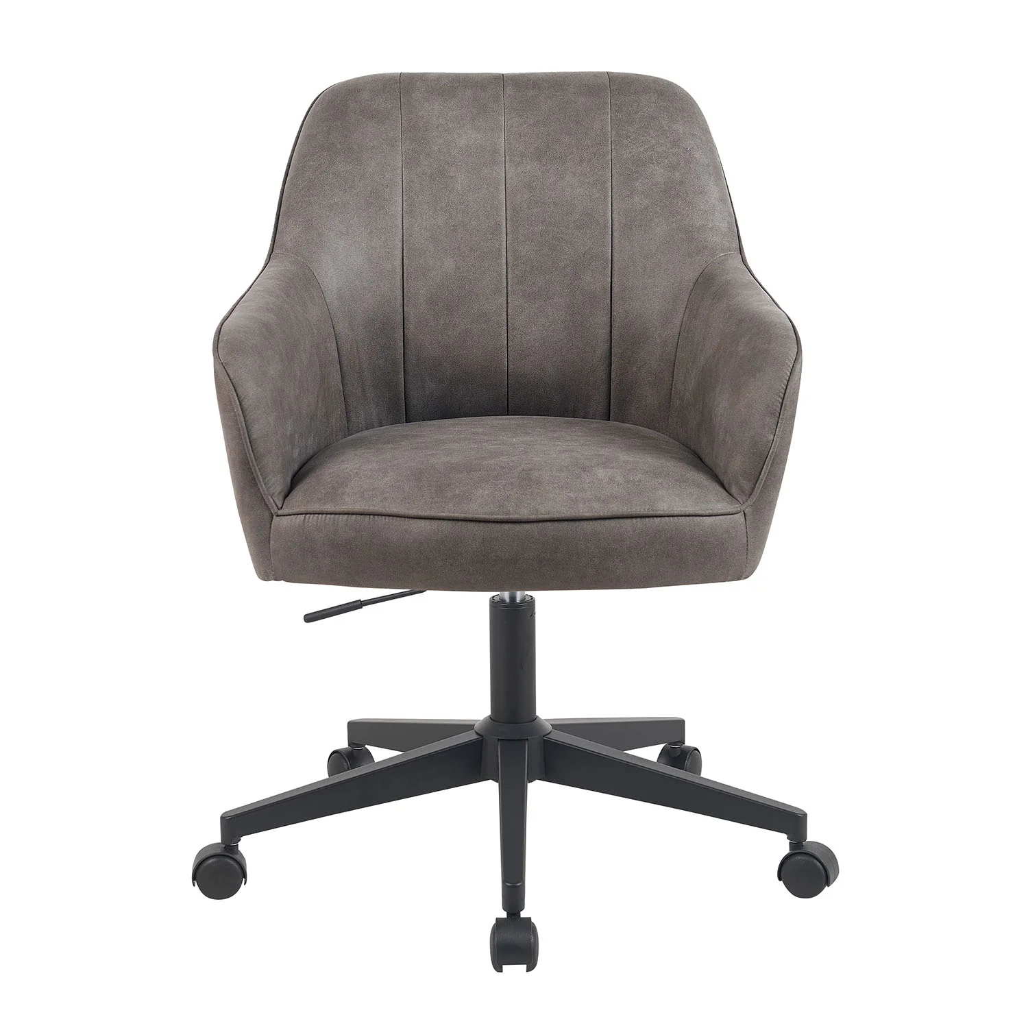 Bürostuhl Mika-Nika 2er-Set - mit Rollen,360° drehbar, höhenverstellbar, pulverbeschichtet Matt-Schwarz - Image 9
