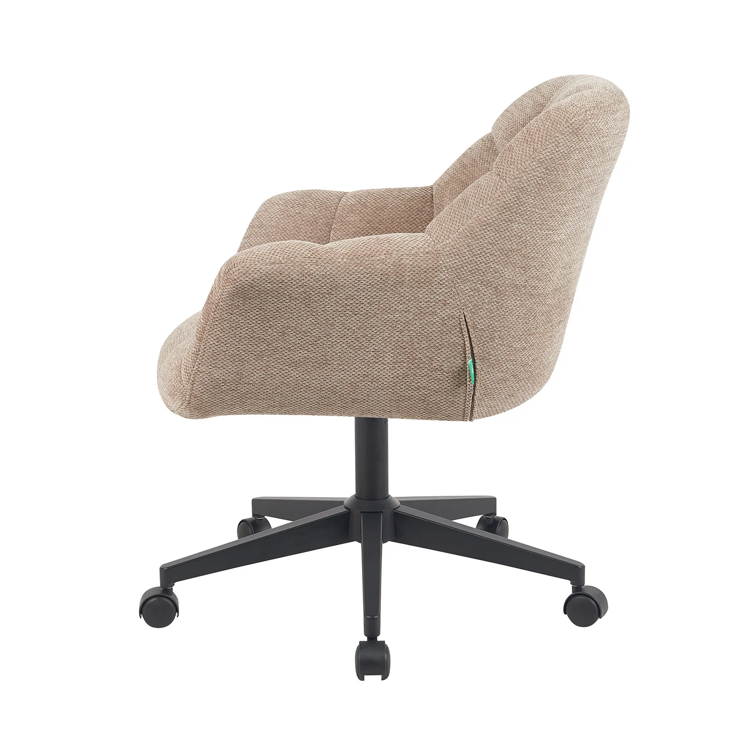 Bürostuhl Mika-Nuri 2er-Set – Höhenverstellbar, 360° Drehbar, Matt-Schwarz - Image 12