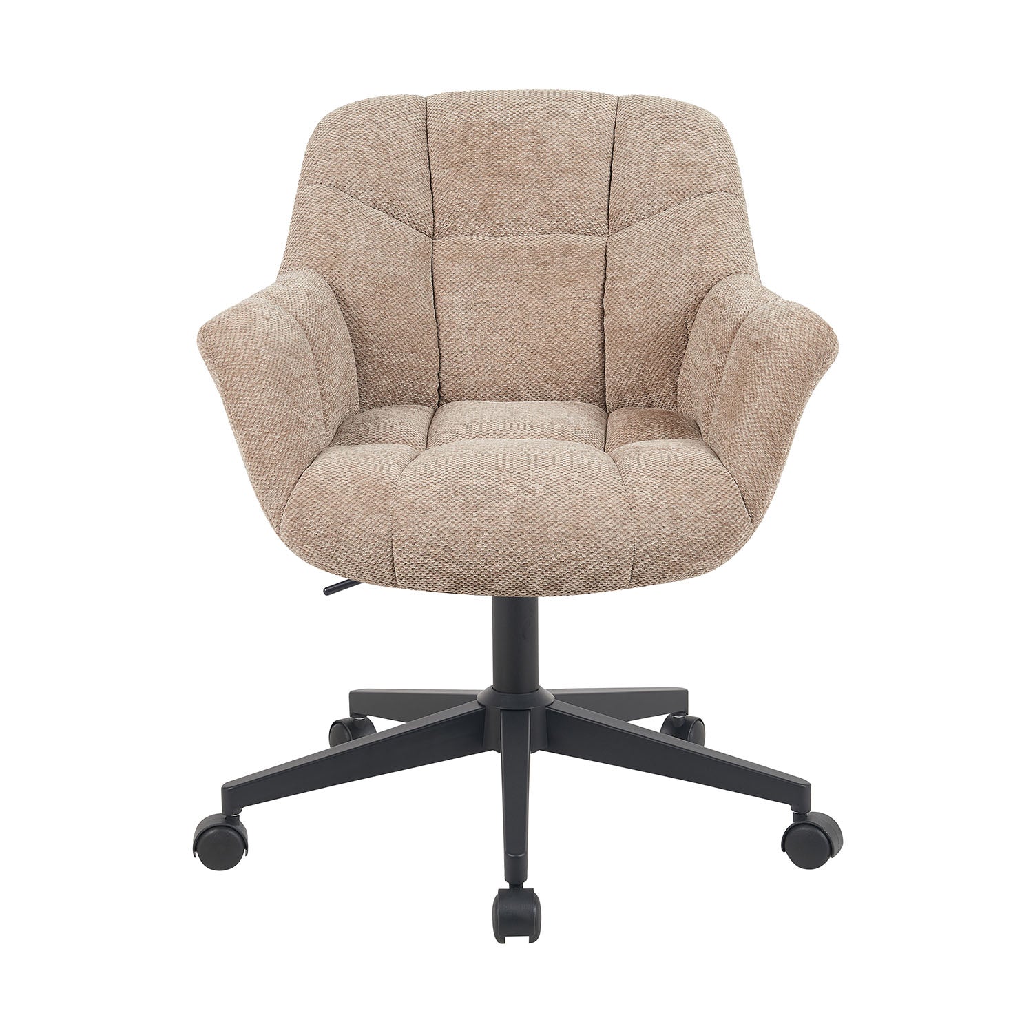 Bürostuhl Mika-Nuri 2er-Set – Höhenverstellbar, 360° Drehbar, Matt-Schwarz - Image 13