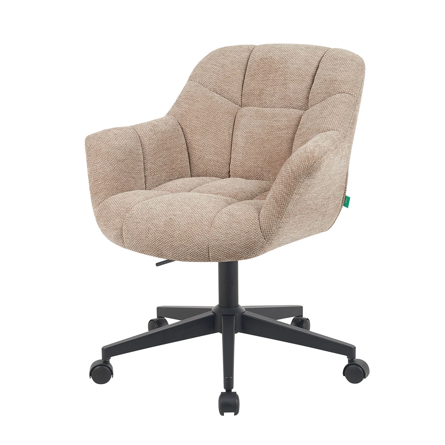 Bürostuhl Mika-Nuri 2er-Set – Höhenverstellbar, 360° Drehbar, Matt-Schwarz - Image 14