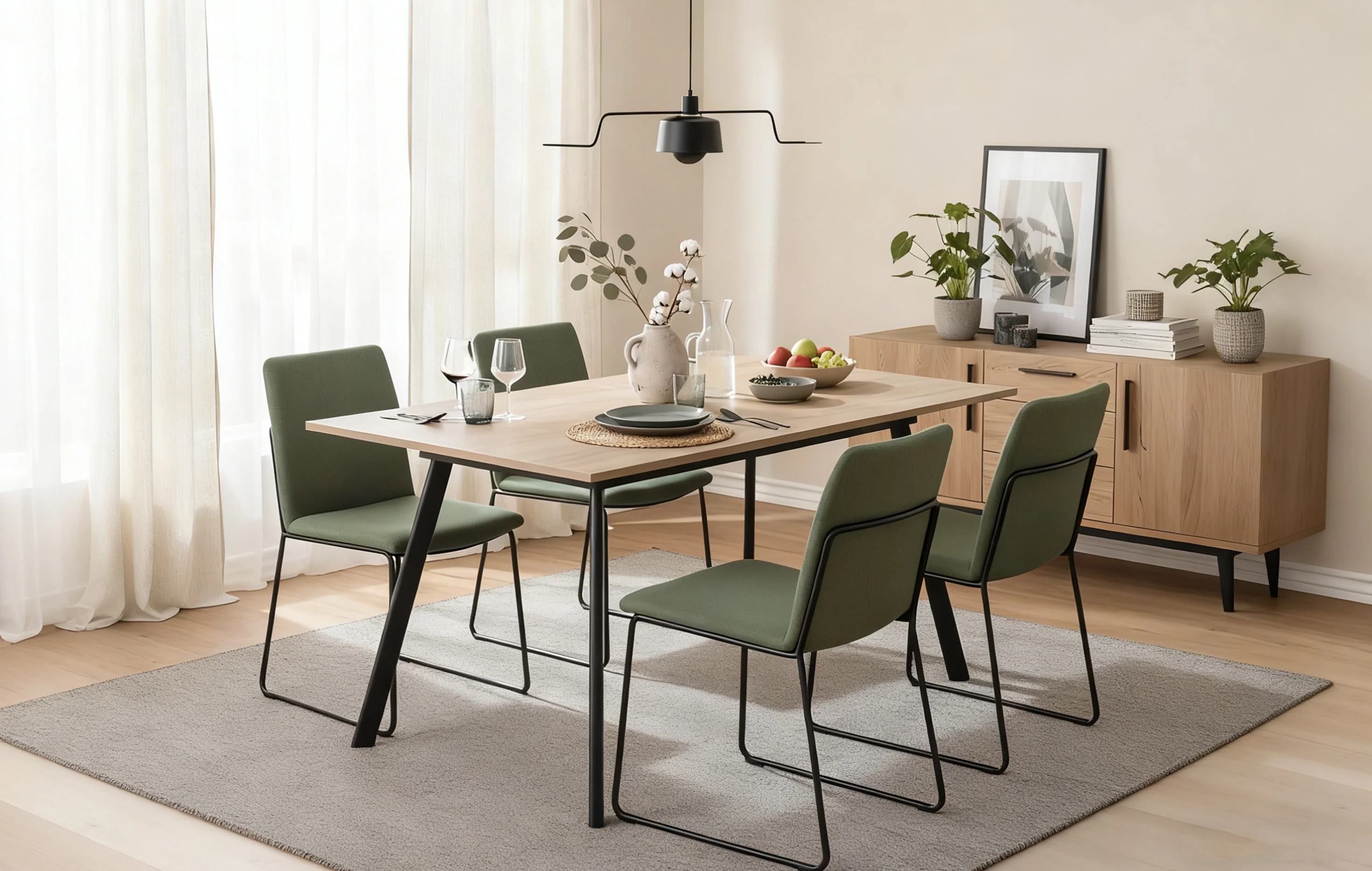 Esstisch MARA – Ausziehbarer Tisch mit & Metallgestell - Image 17
