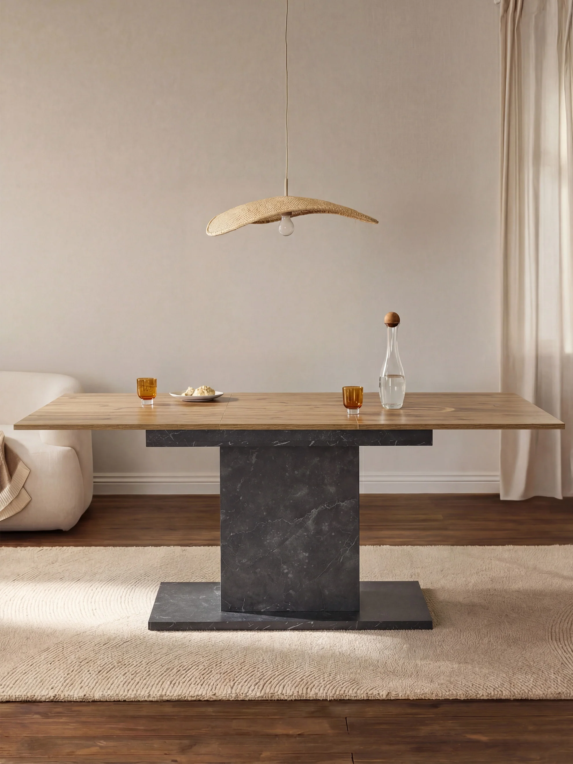 Esstisch MARA – Ausziehbarer Tisch mit & Metallgestell - Image 36