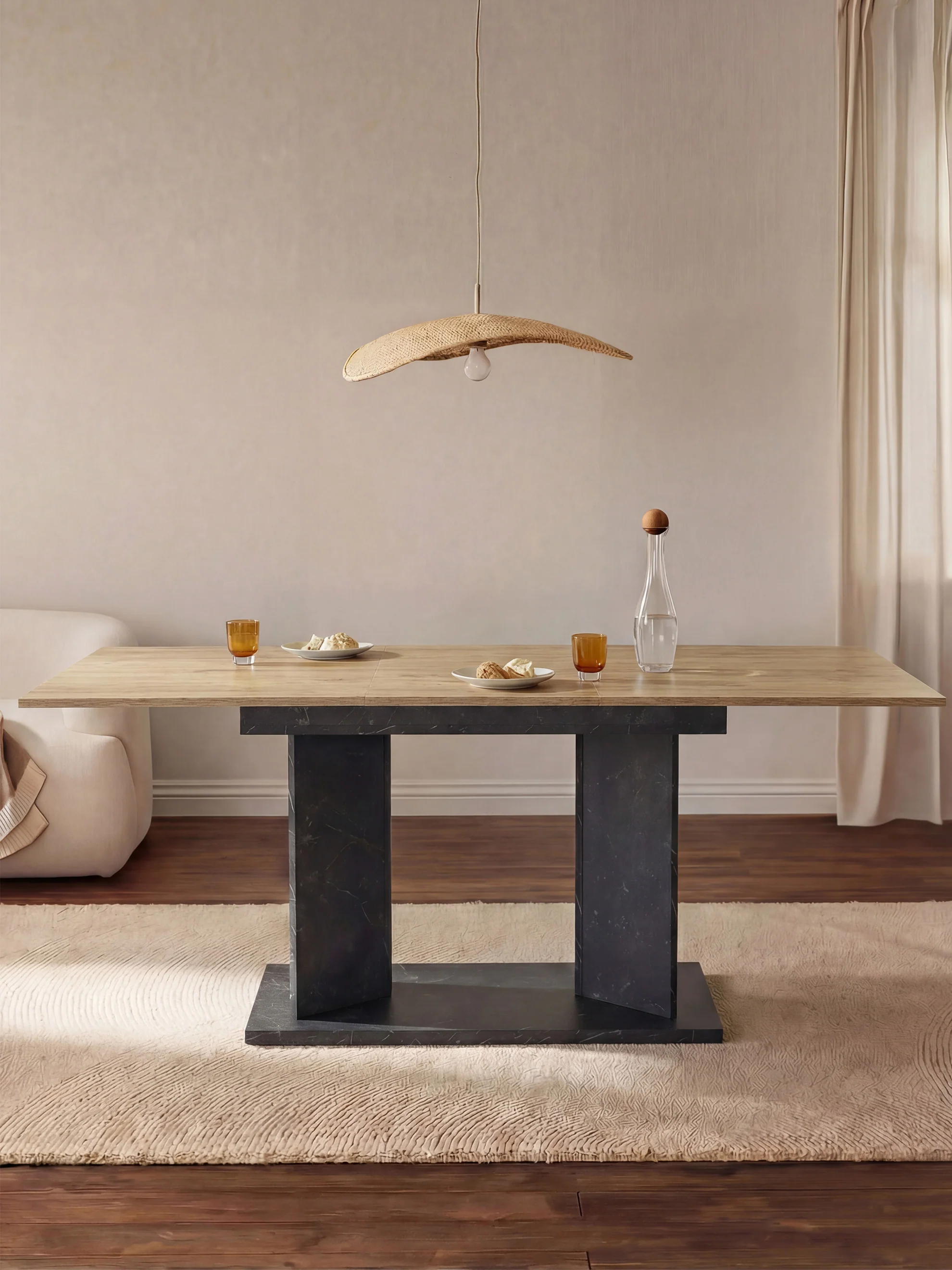 Esstisch MARA – Ausziehbarer Tisch mit & Metallgestell - Image 37