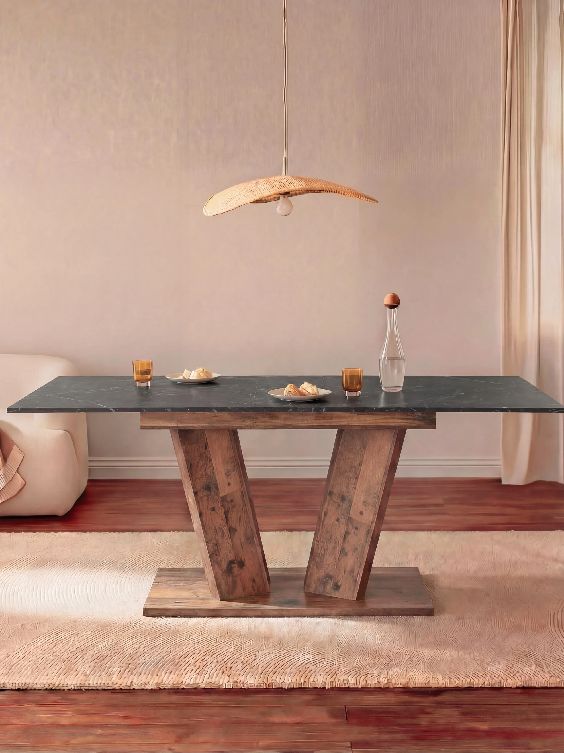 Esstisch MARA – Ausziehbarer Tisch mit & Metallgestell - Image 41