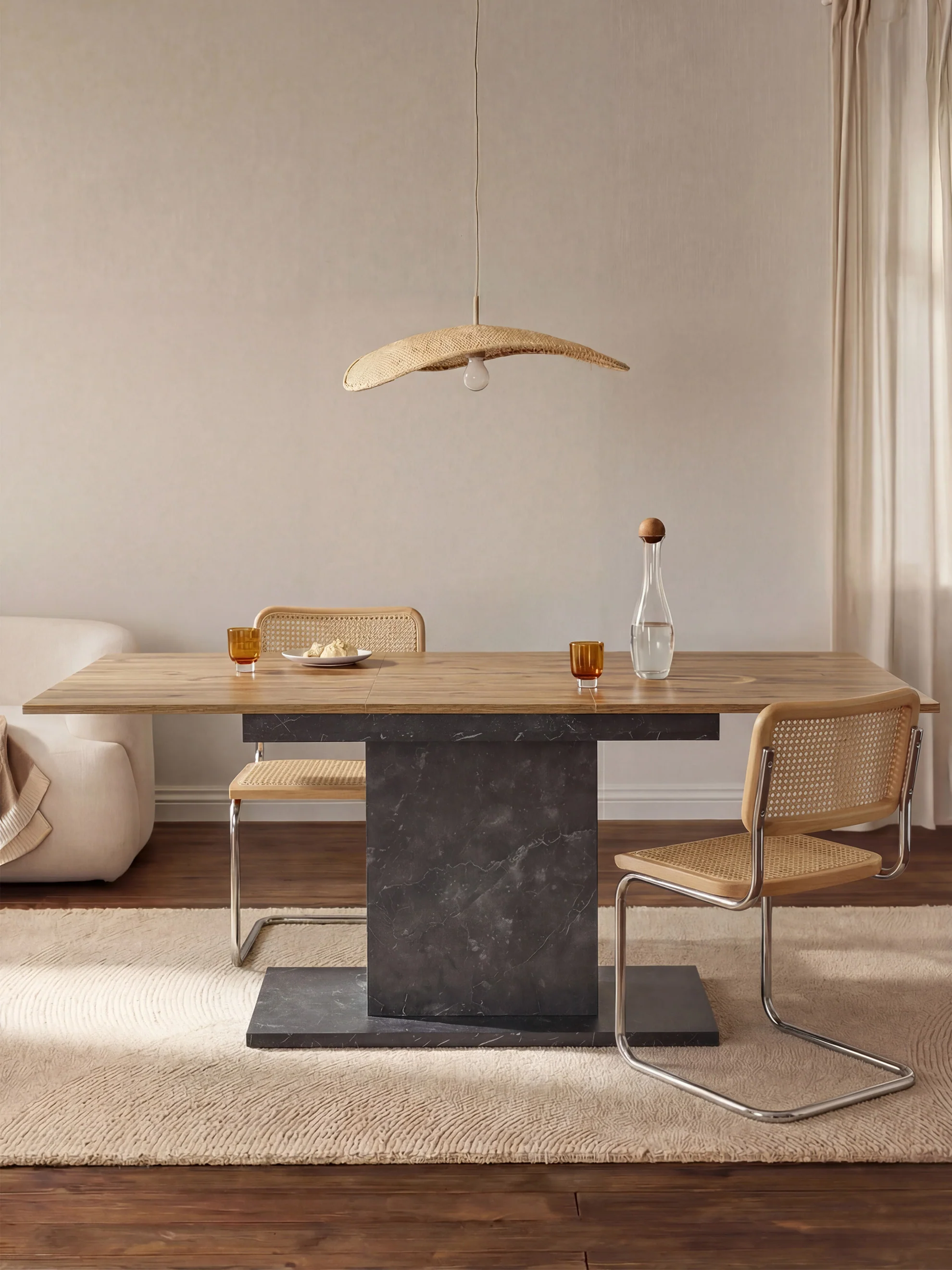 Esstisch MARA – Ausziehbarer Tisch mit & Metallgestell - Image 51