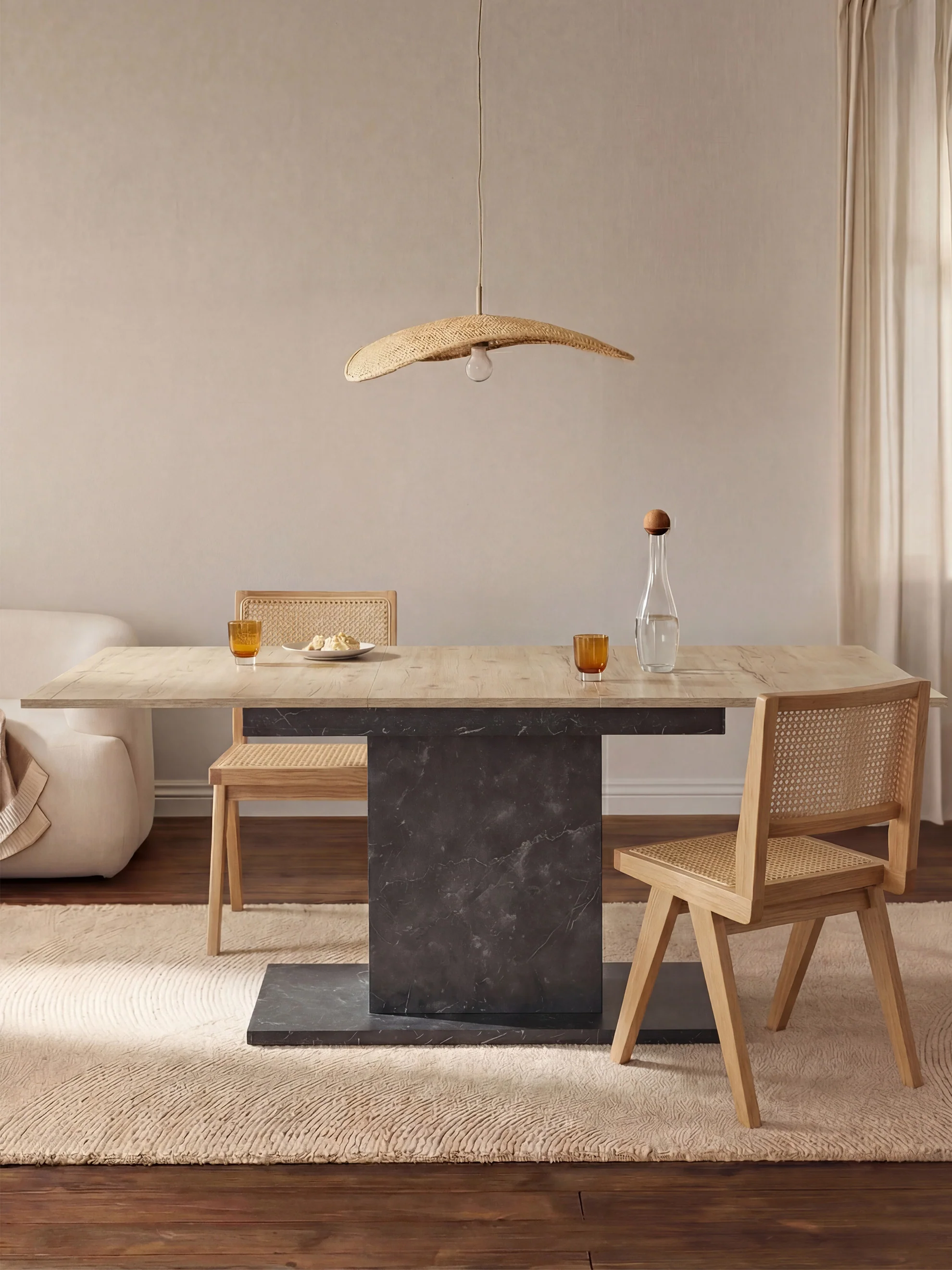Esstisch MARA – Ausziehbarer Tisch mit & Metallgestell - Image 53