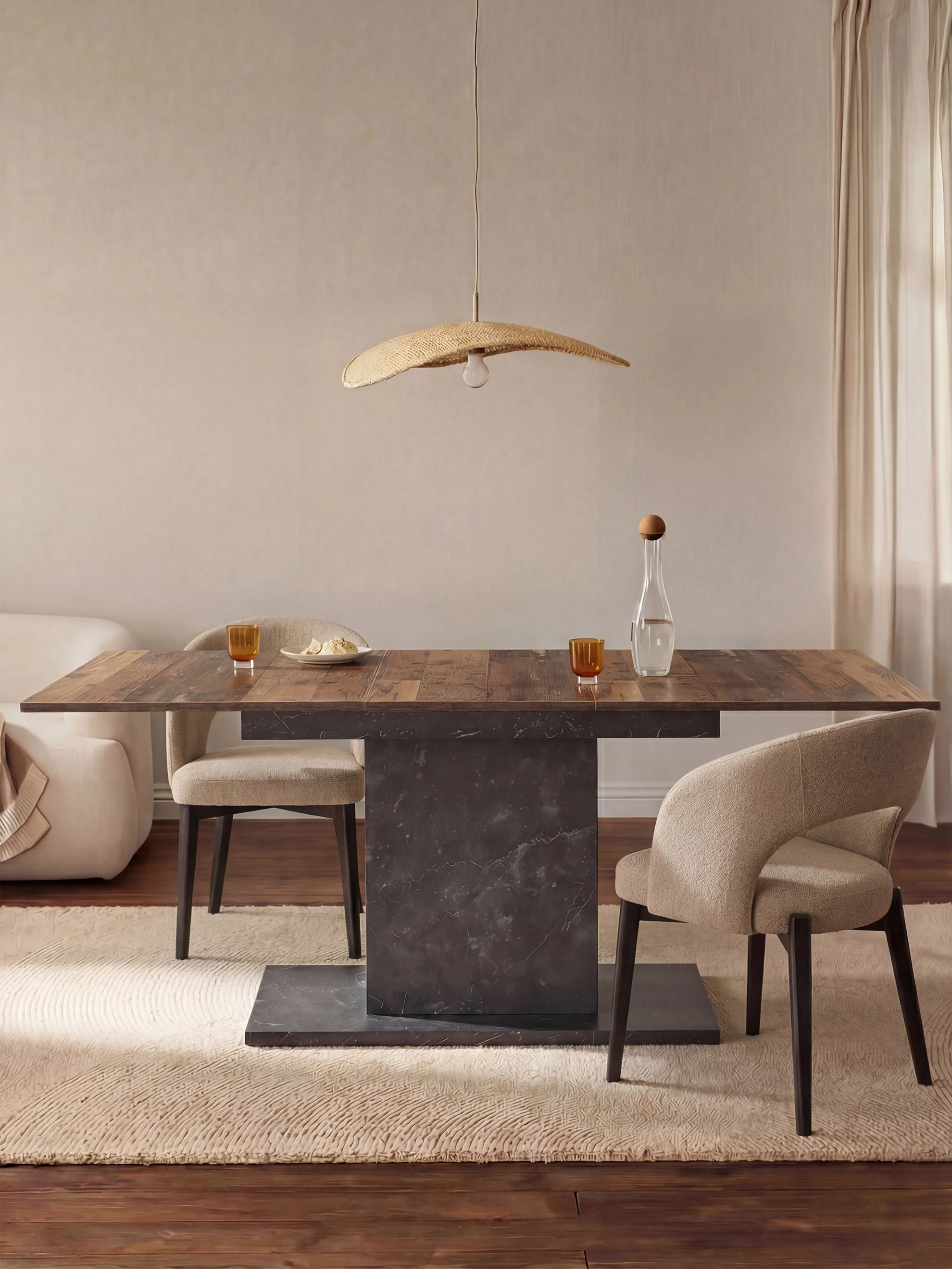 Esstisch MARA – Ausziehbarer Tisch mit & Metallgestell - Image 55