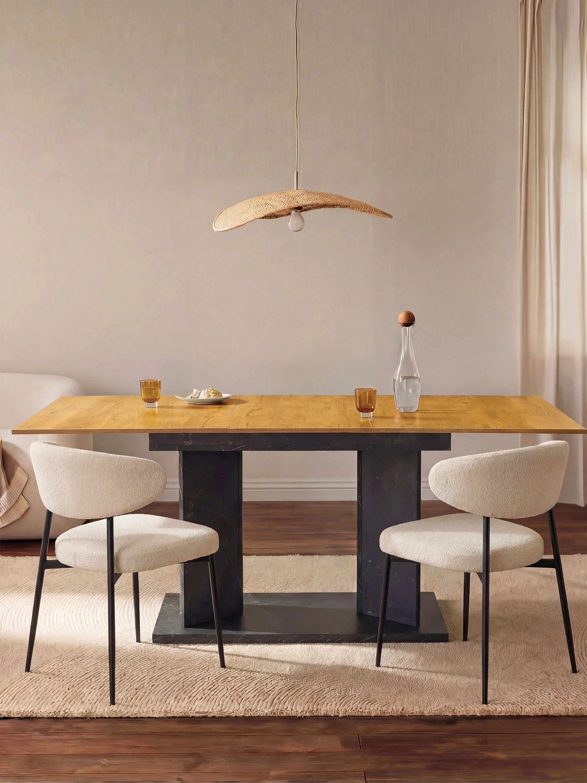 Esstisch MARA – Ausziehbarer Tisch mit & Metallgestell - Image 72