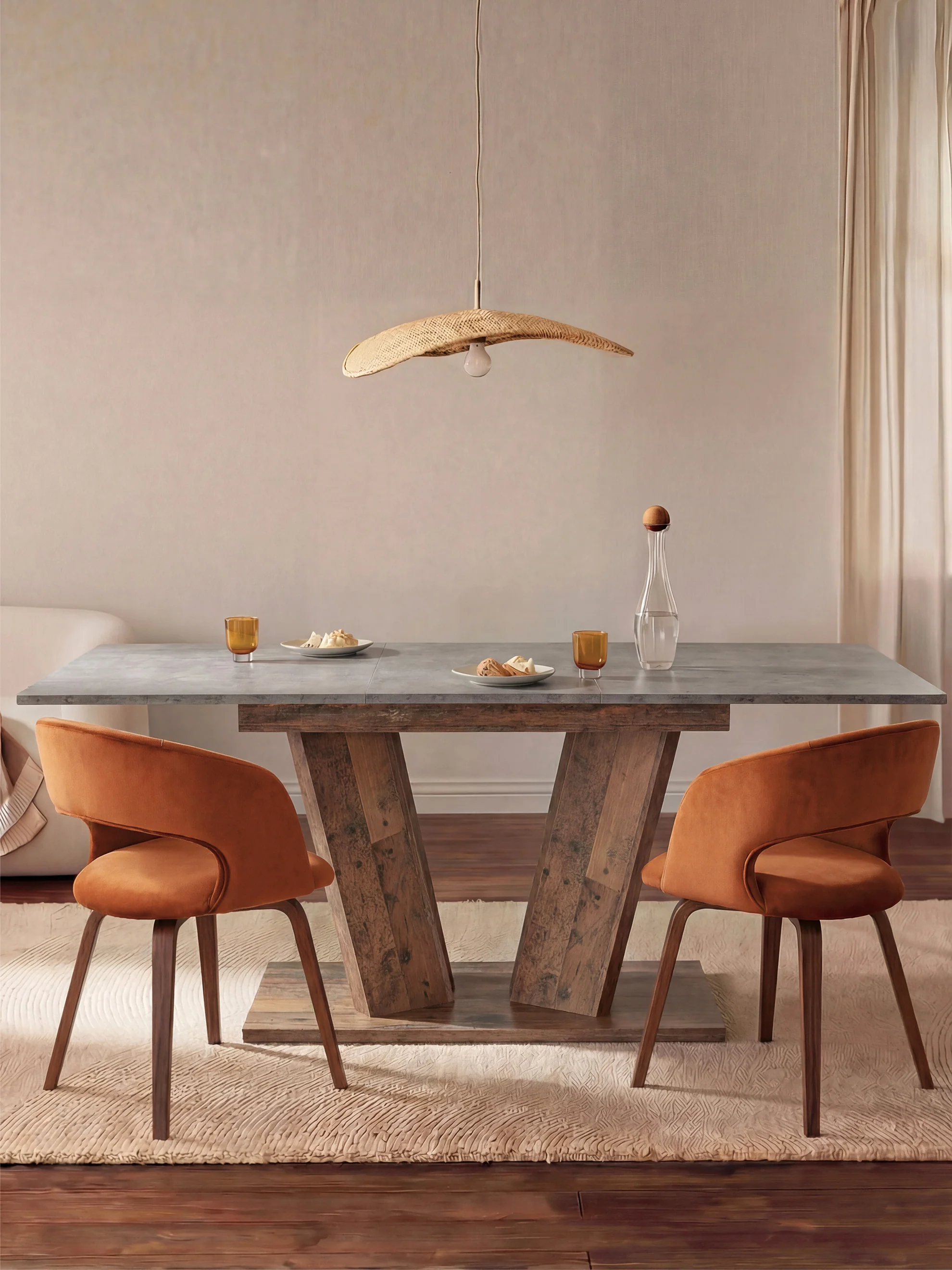 Esstisch MARA – Ausziehbarer Tisch mit & Metallgestell - Image 77