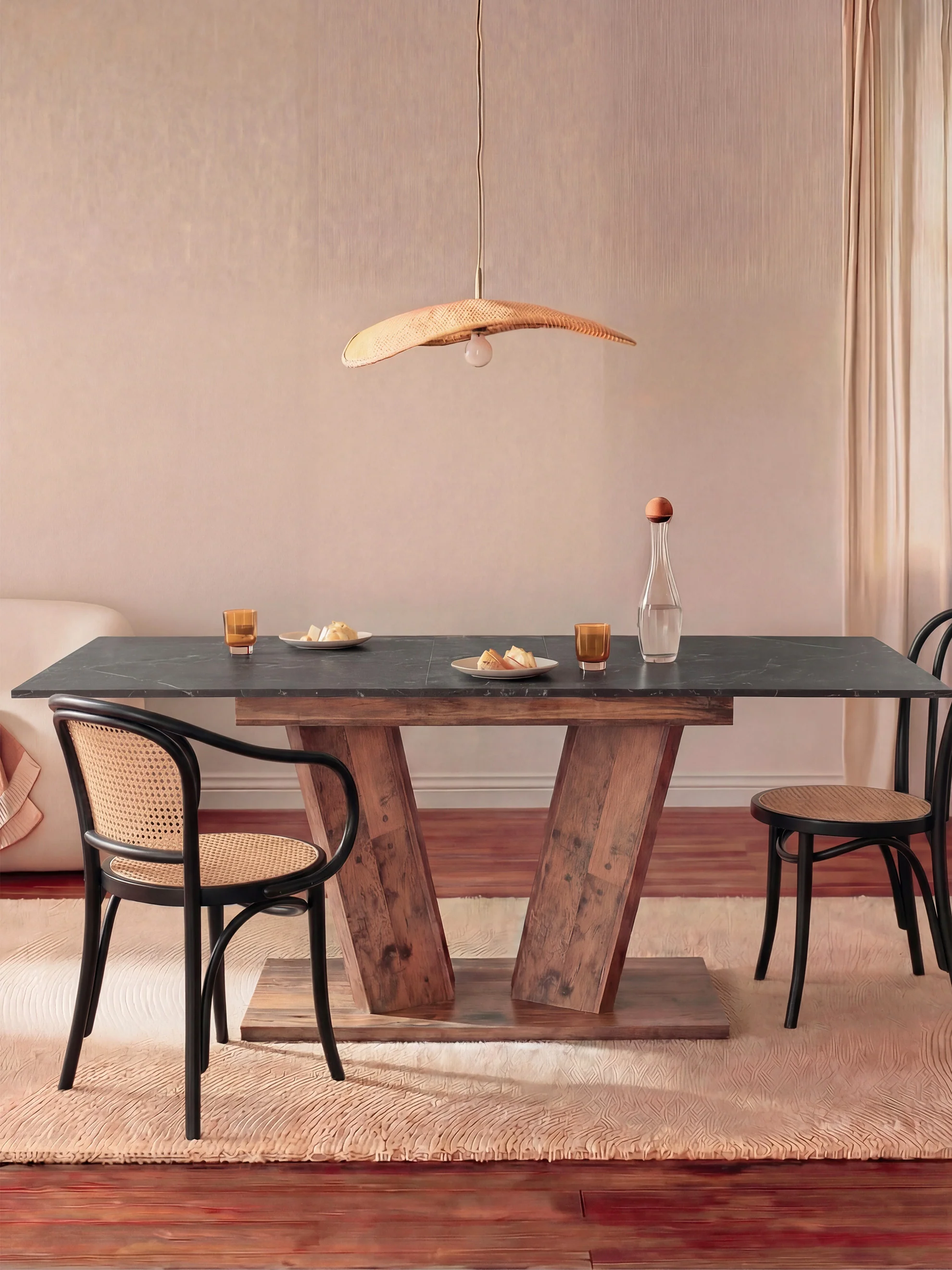 Esstisch MARA – Ausziehbarer Tisch mit & Metallgestell - Image 81