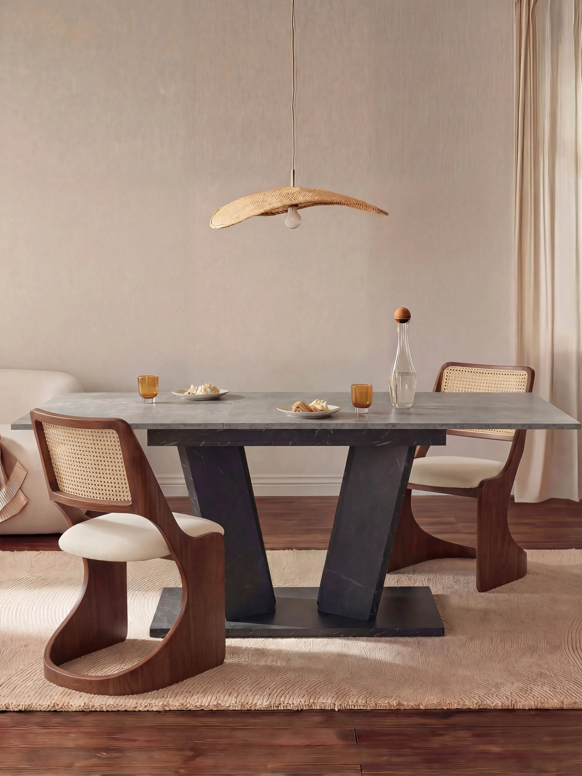 Esstisch MARA – Ausziehbarer Tisch mit & Metallgestell - Image 84