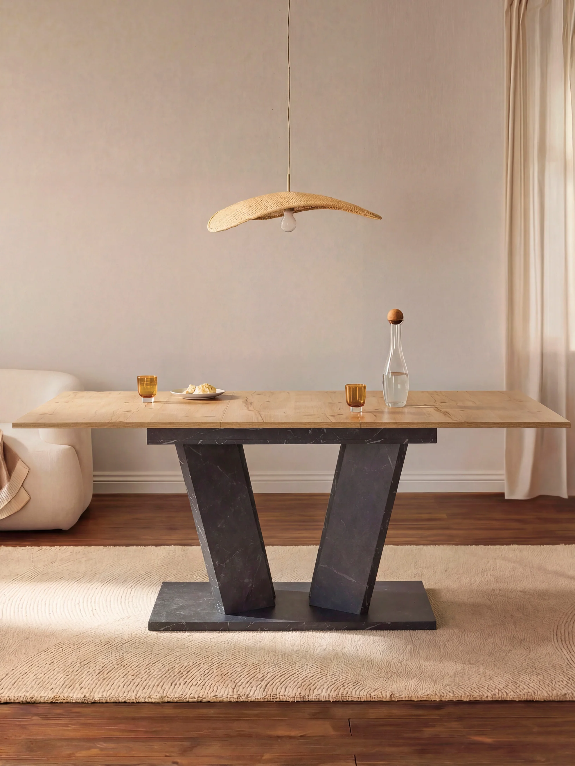 Esstisch MARA – Ausziehbarer Tisch mit & Metallgestell - Image 88