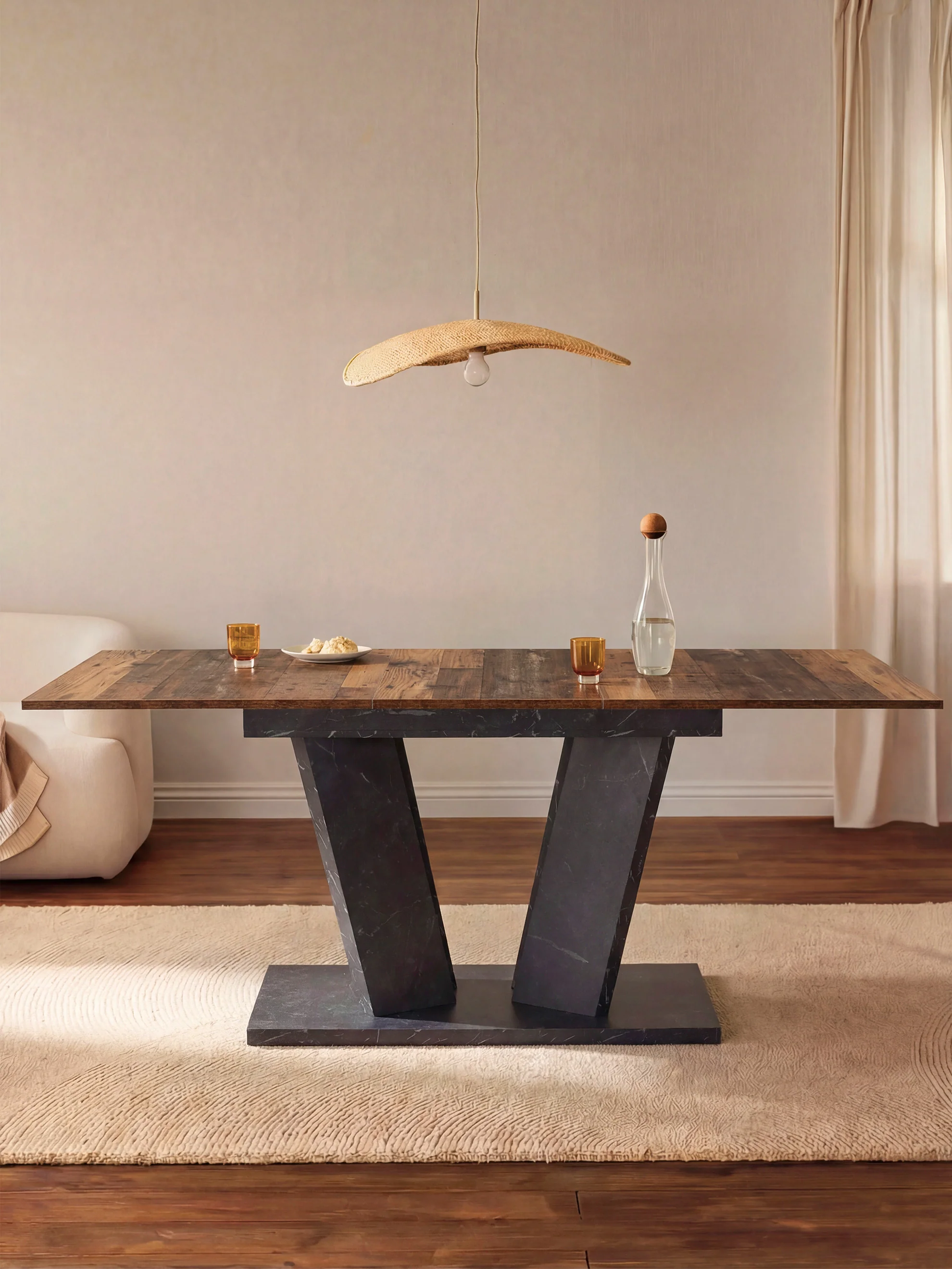 Esstisch MARA – Ausziehbarer Tisch mit & Metallgestell - Image 91