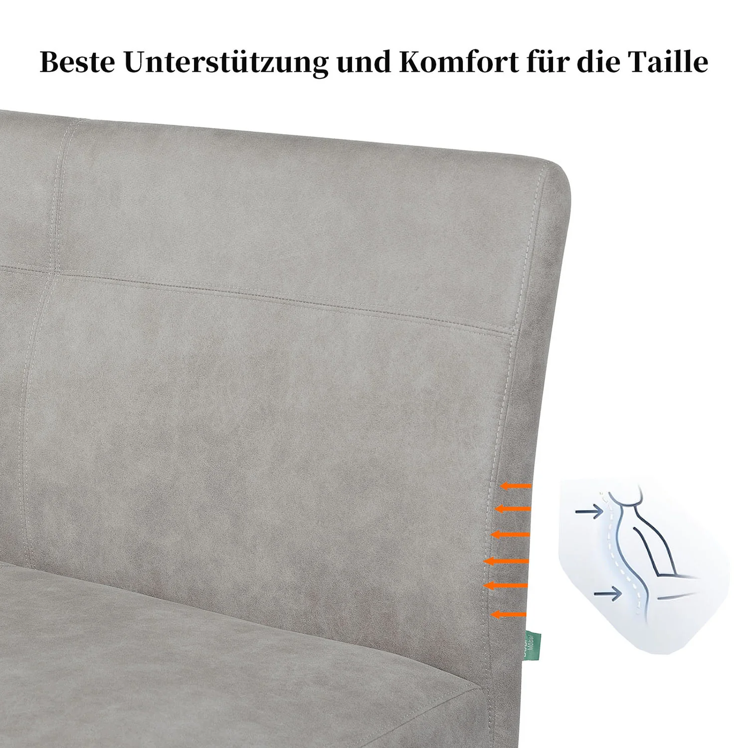 Esszimmerbank JOYCE - Federkernpolsterung, mit Metallgestell - Image 13