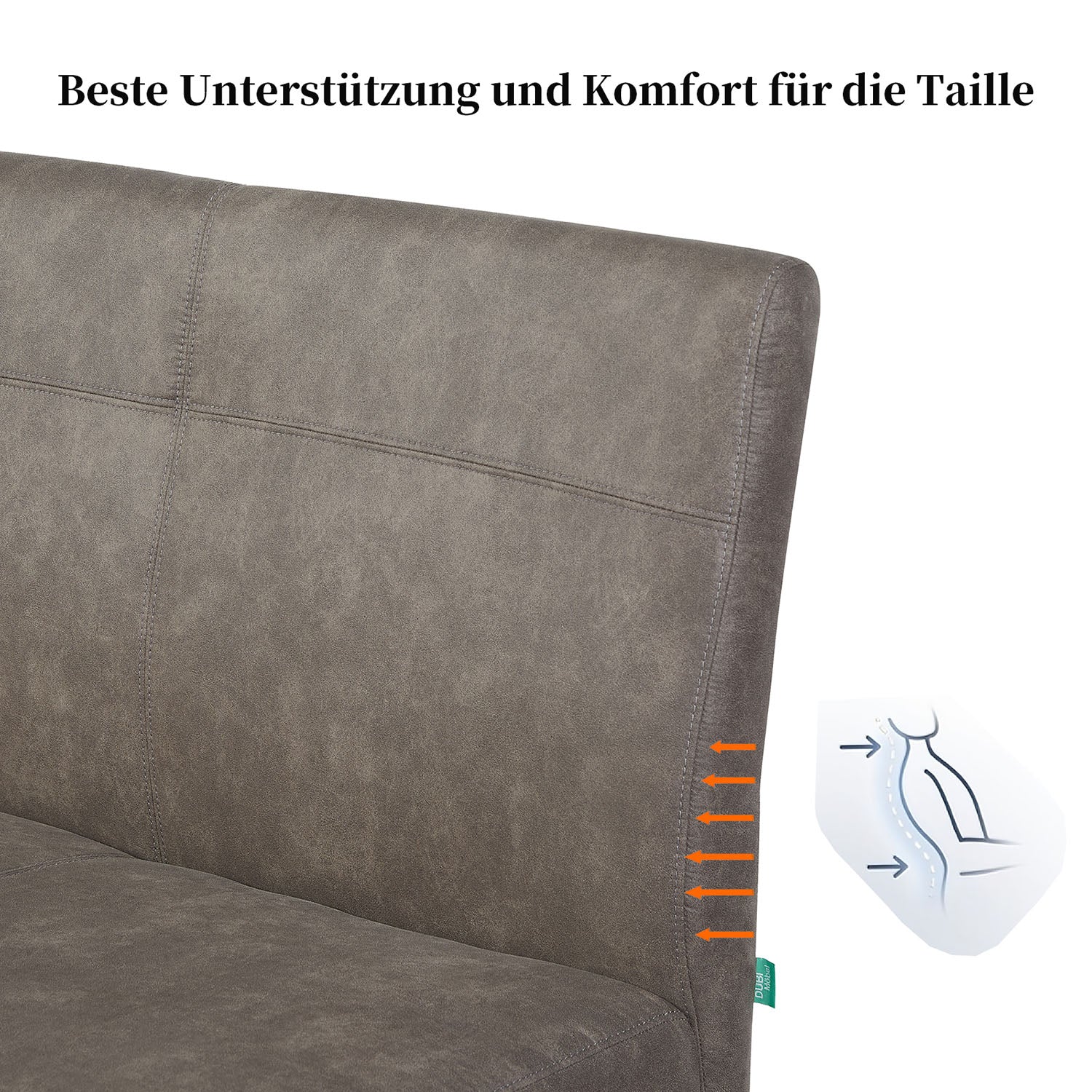 Esszimmerbank JOYCE - Federkernpolsterung, mit Metallgestell - Image 6