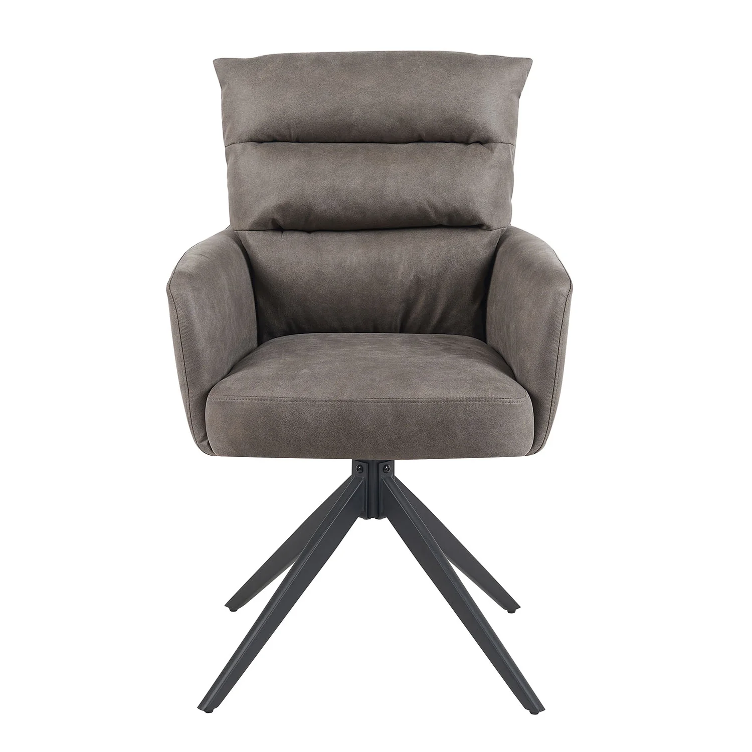 Esszimmerstuhl Mika-Alva 2er-Set - 360° drehbar, Metall pulverbeschichtet Matt-Schwarz - Image 19