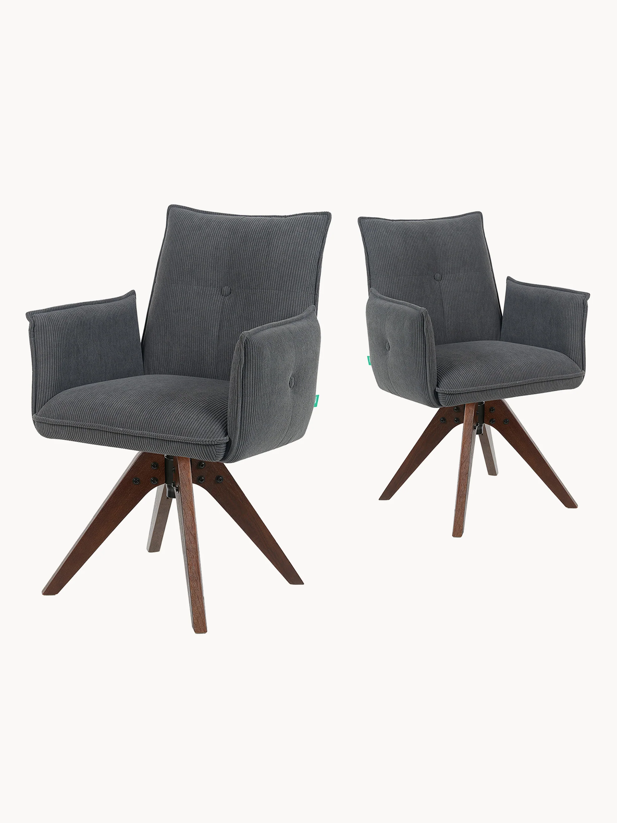 Esszimmerstuhl Mika-Emil 2er-Set | 360° drehbar | Eiche geölt Natur - Image 89