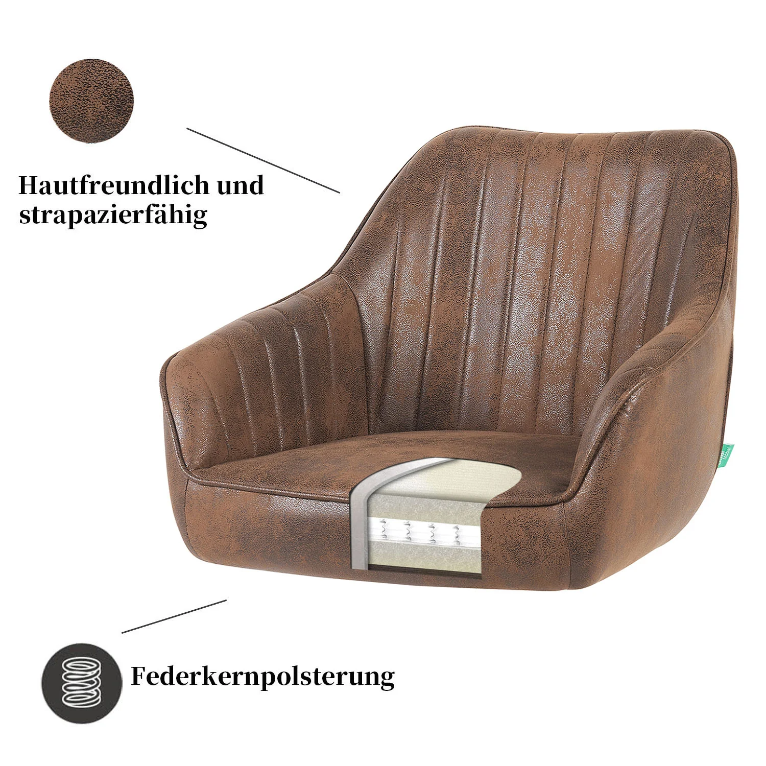 Esszimmerstuhl Mika-Finn 2er-Set | 360° drehbar | Eiche geölt Natur - Image 122