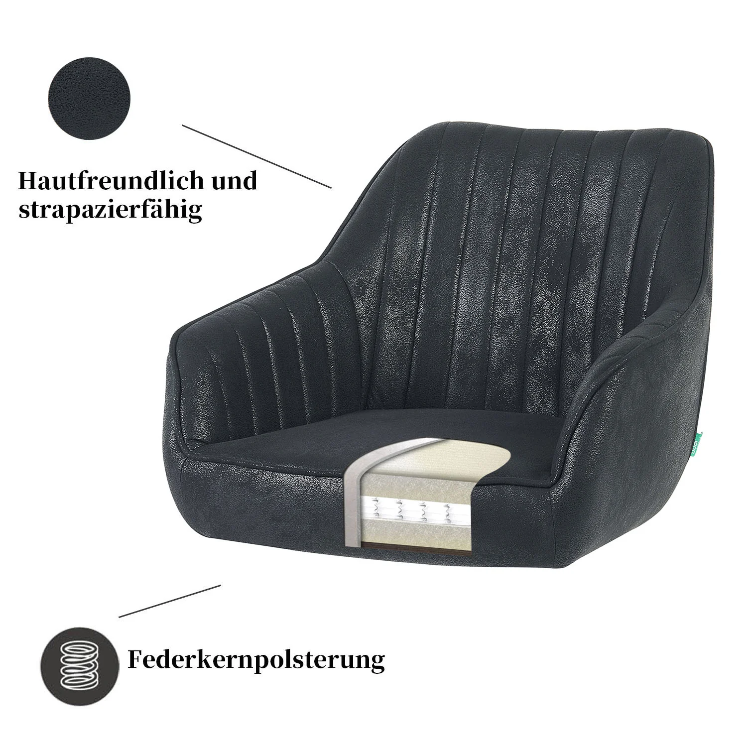 Esszimmerstuhl Mika-Finn 2er-Set | 360° drehbar | Eiche geölt Natur - Image 184