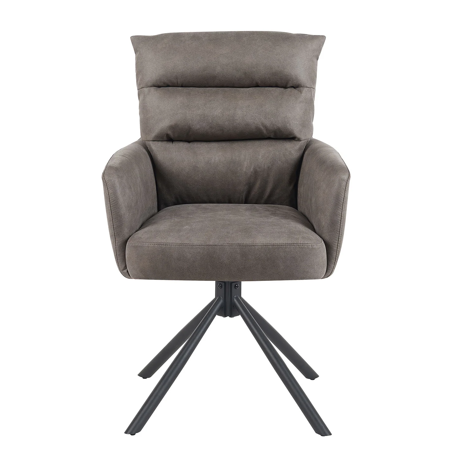 Esszimmerstuhl Mika-Jana 2er-Set - 360° drehbar,Metall pulverbeschichtet Matt Schwarz - Image 19